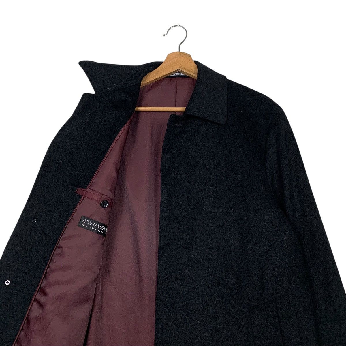 Yoshiyuki Konishi Ficce Collezioni By Yoshiyuki Konishi Wool Coat Size US M / EU 48-50 / 2 - 12 Thumbnail