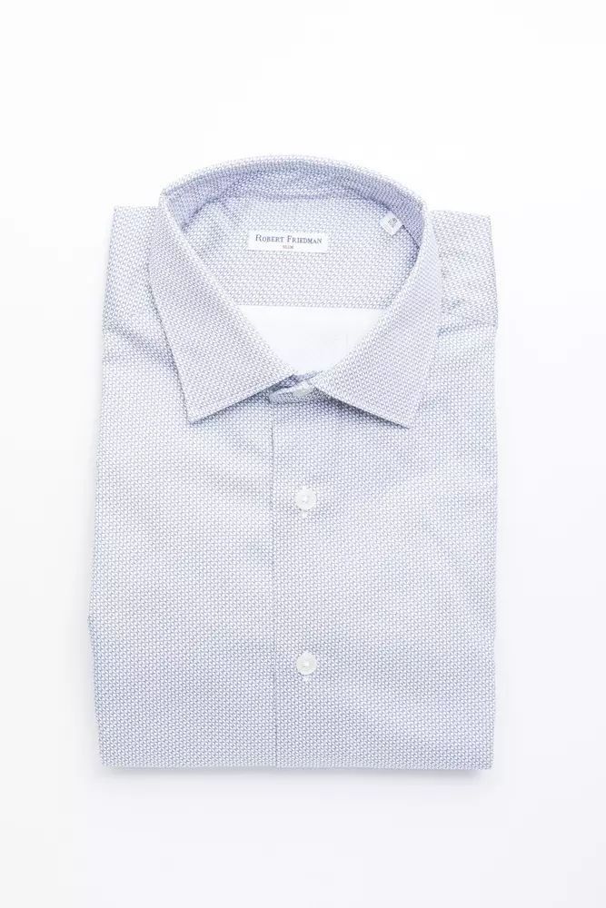 Robert Friedman Black Cotton Men Shirt main image 0