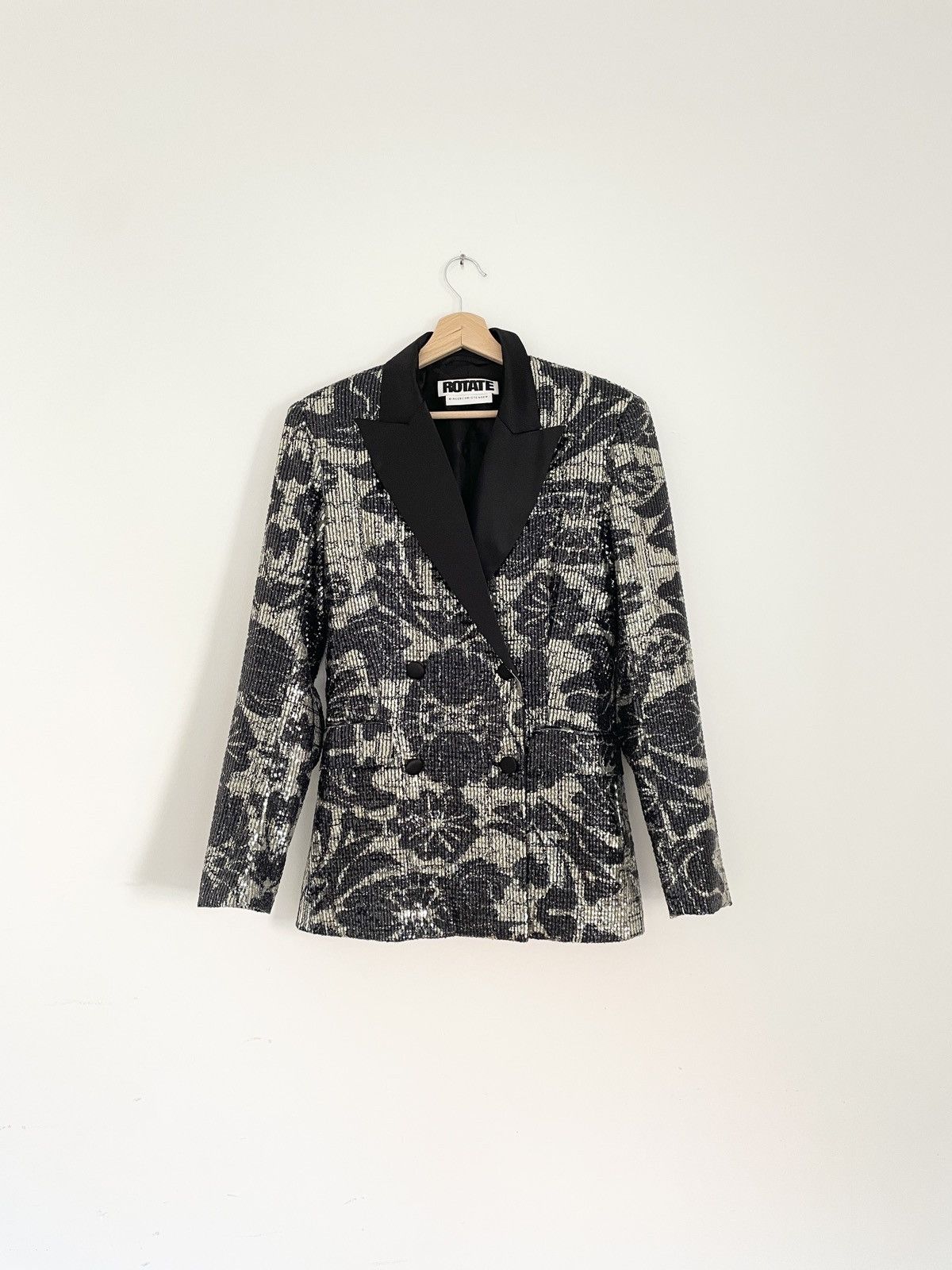 ROTATE Rotate birger christensen augustina sequin blazer satin Size XS / US 0-2 / IT 36-38 - 5 Thumbnail