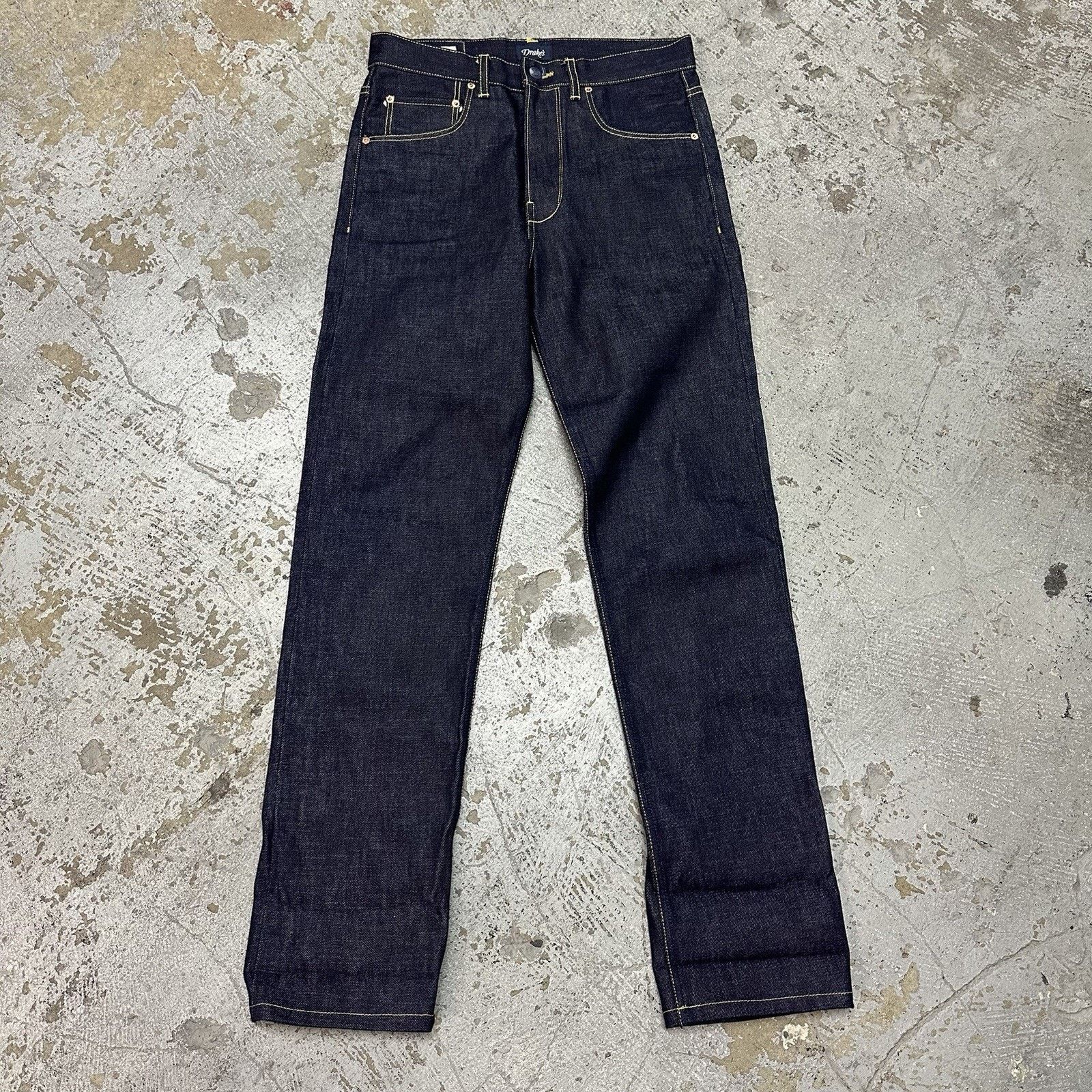 Drake's Drakes No.3 Indigo Japanese Selvedge Denim Jeans 28x34 Size US 28 / EU 44 - 1 Thumbnail