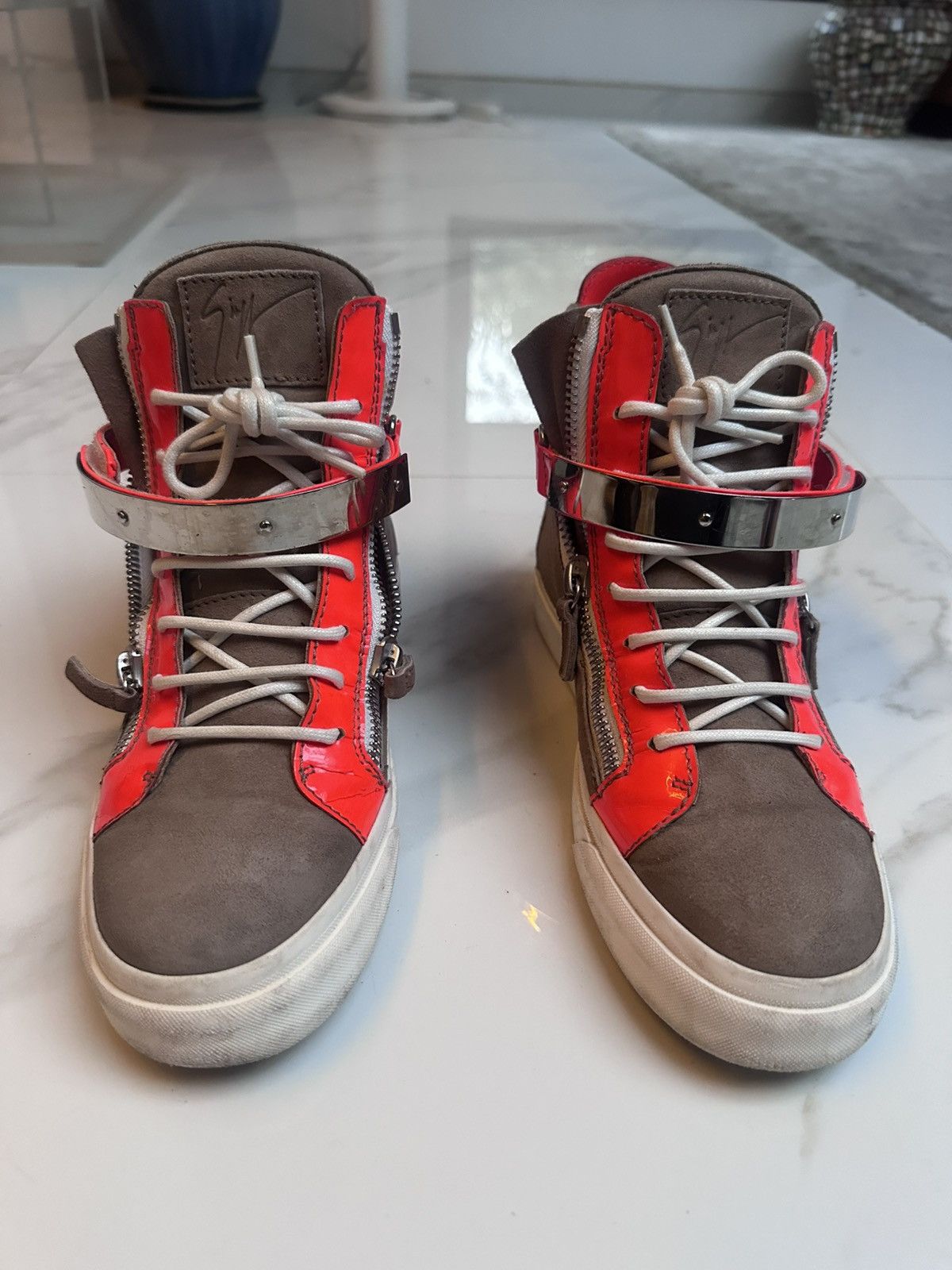 Giuseppe Zanotti Giuseppe Zanotti Coby Sneakers Size US 7 / EU 40 - 1 Thumbnail