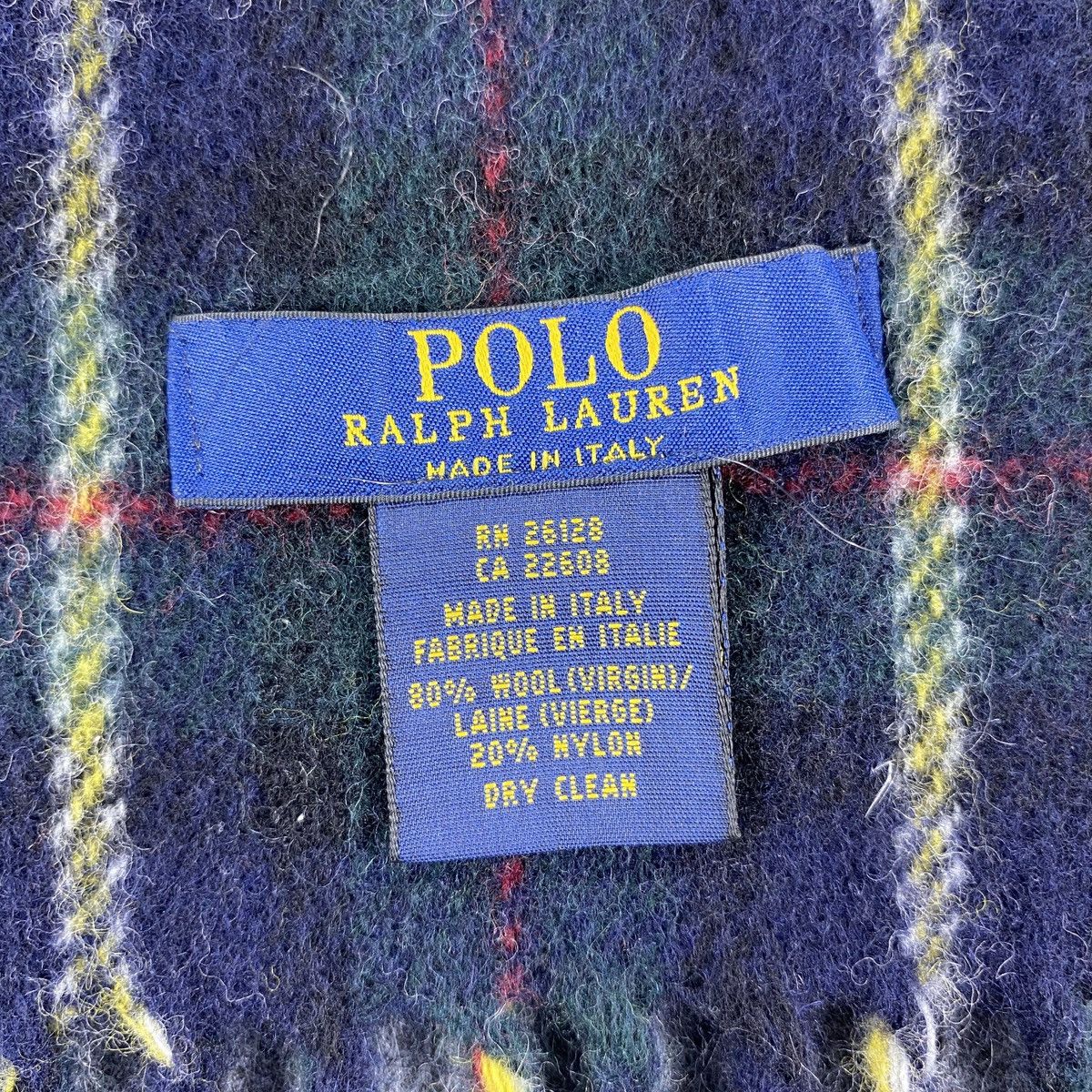 Polo Ralph Lauren × Vintage Polo Ralph Lauren Scarf # Muffler # Neckwear # D641 Size ONE SIZE - 3 Thumbnail