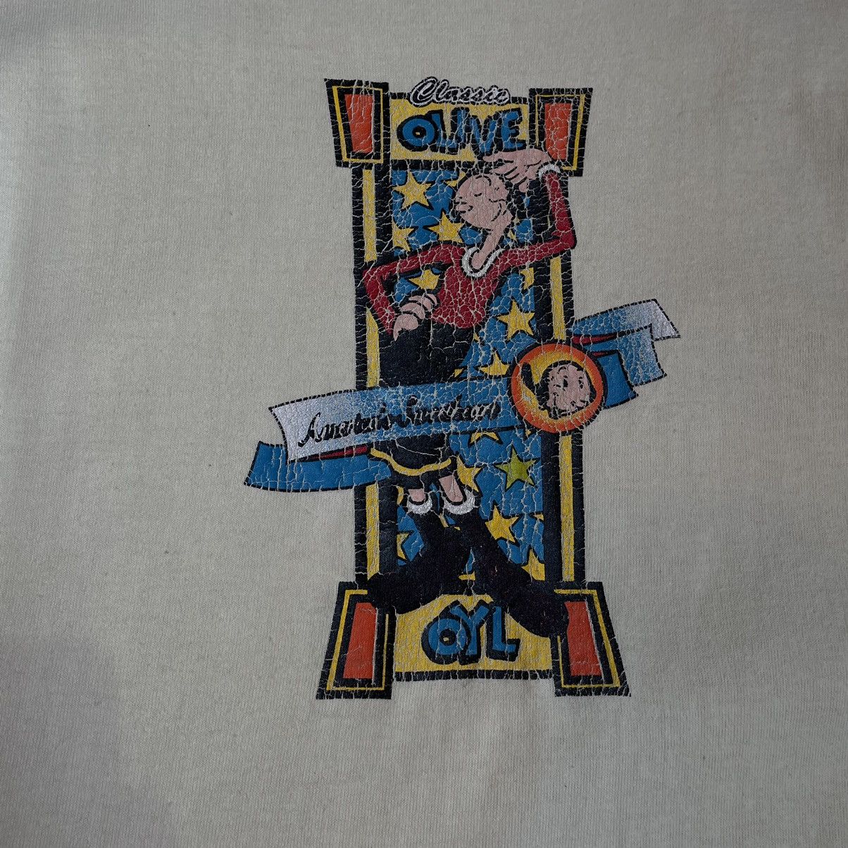 Vintage Vintage Pop Eye OYL Tee Size US L / EU 52-54 / 3 - 3 Thumbnail