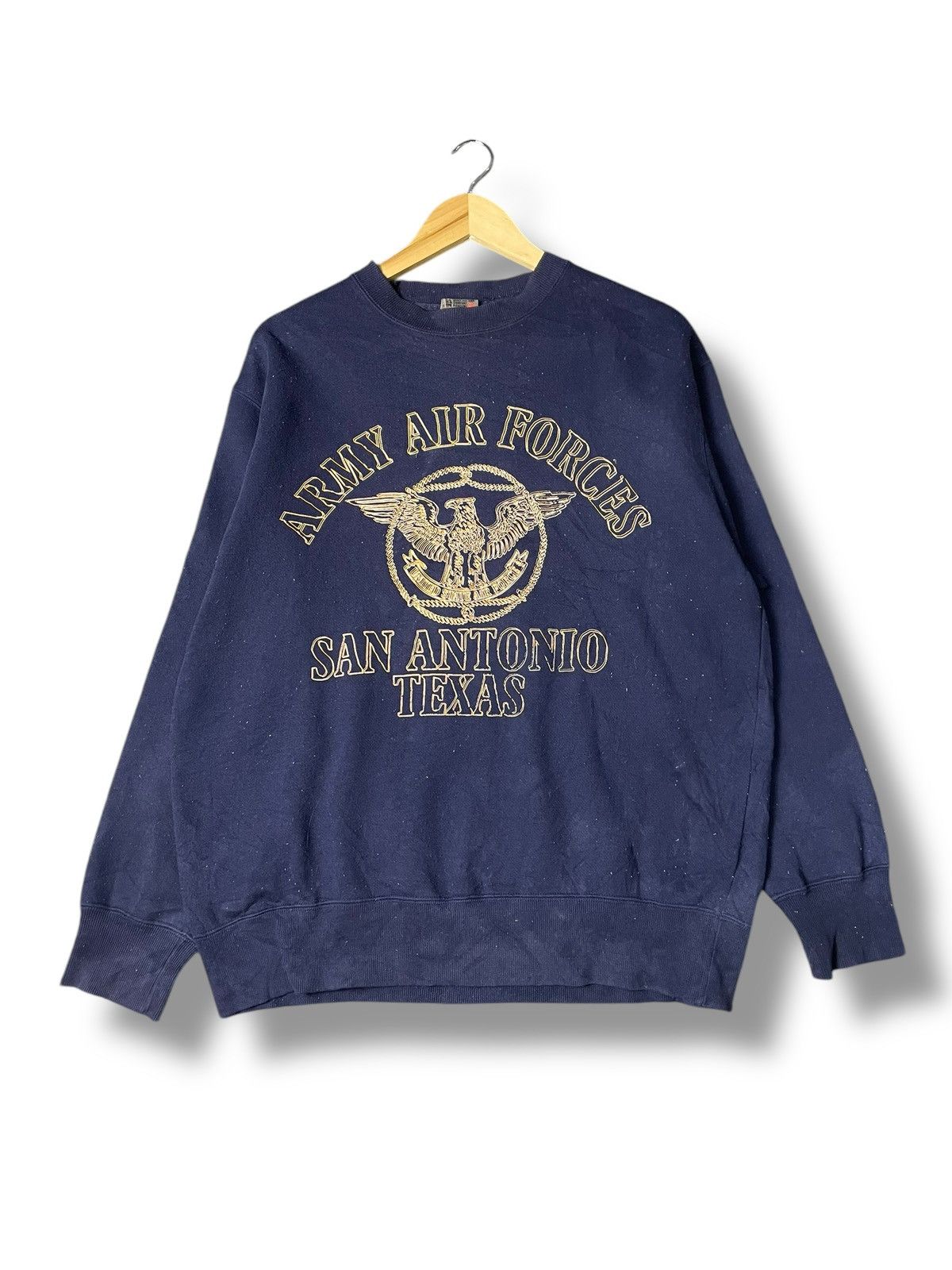 Japanese Brand × Vintage Army AirForce Men’s Sweatshirt (67) Size US L / EU 52-54 / 3 - 1 Thumbnail