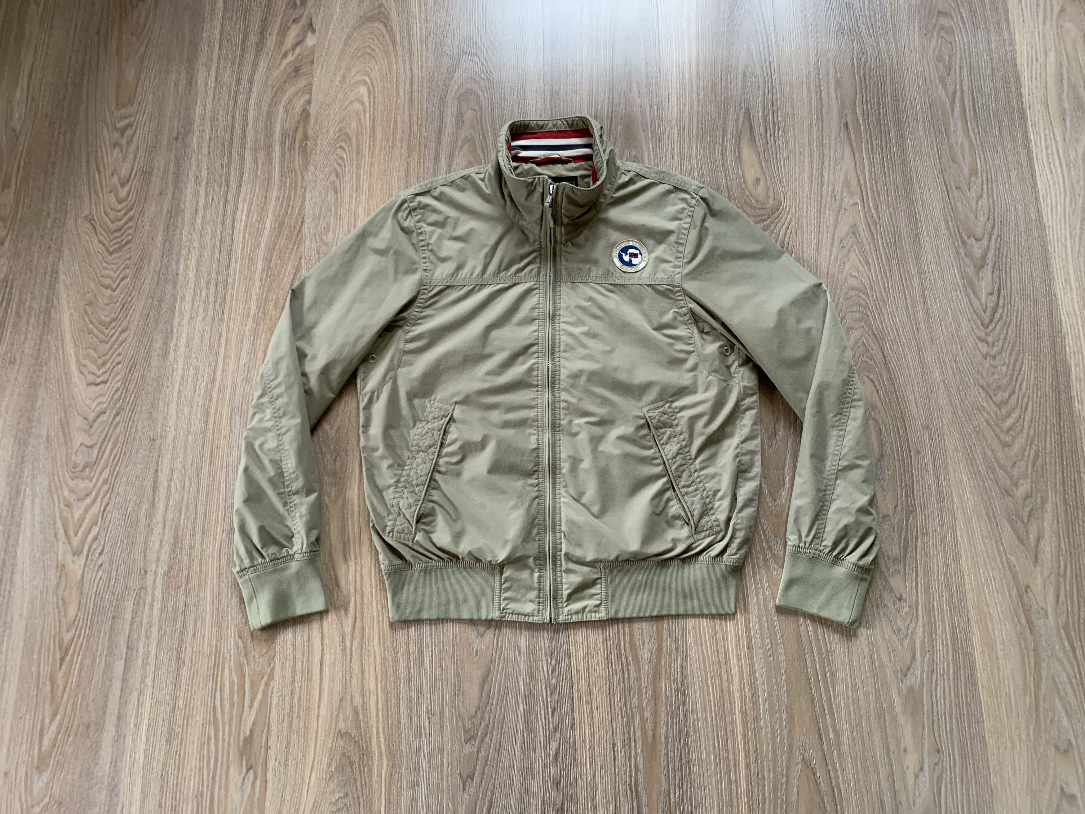 Designer × Napapijri × Vintage Vintage Napapijri Outdoor Windbreaker Jacket Size US XL / EU 56 / 4 - 1 Thumbnail