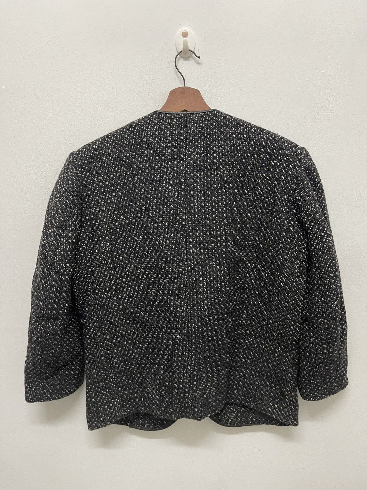 Yohji Yamamoto 🔥RARE🔥VINTAGE YOHJI YAMAMOTO TWEED JACKET Size US M / EU 48-50 / 2 - 6 Thumbnail