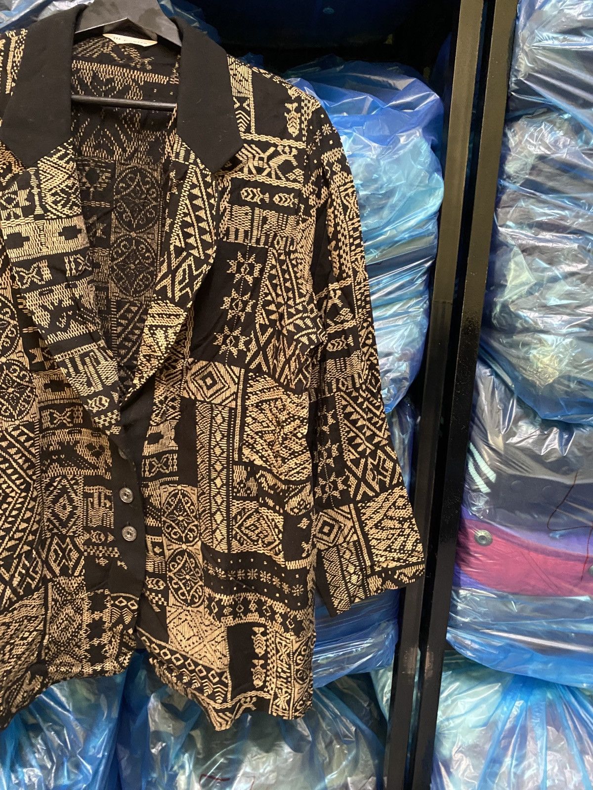Other ill papiro Vintage Patterned Blazer Jacket Japan AR Size Size L / US 10 / IT 46 - 4 Thumbnail