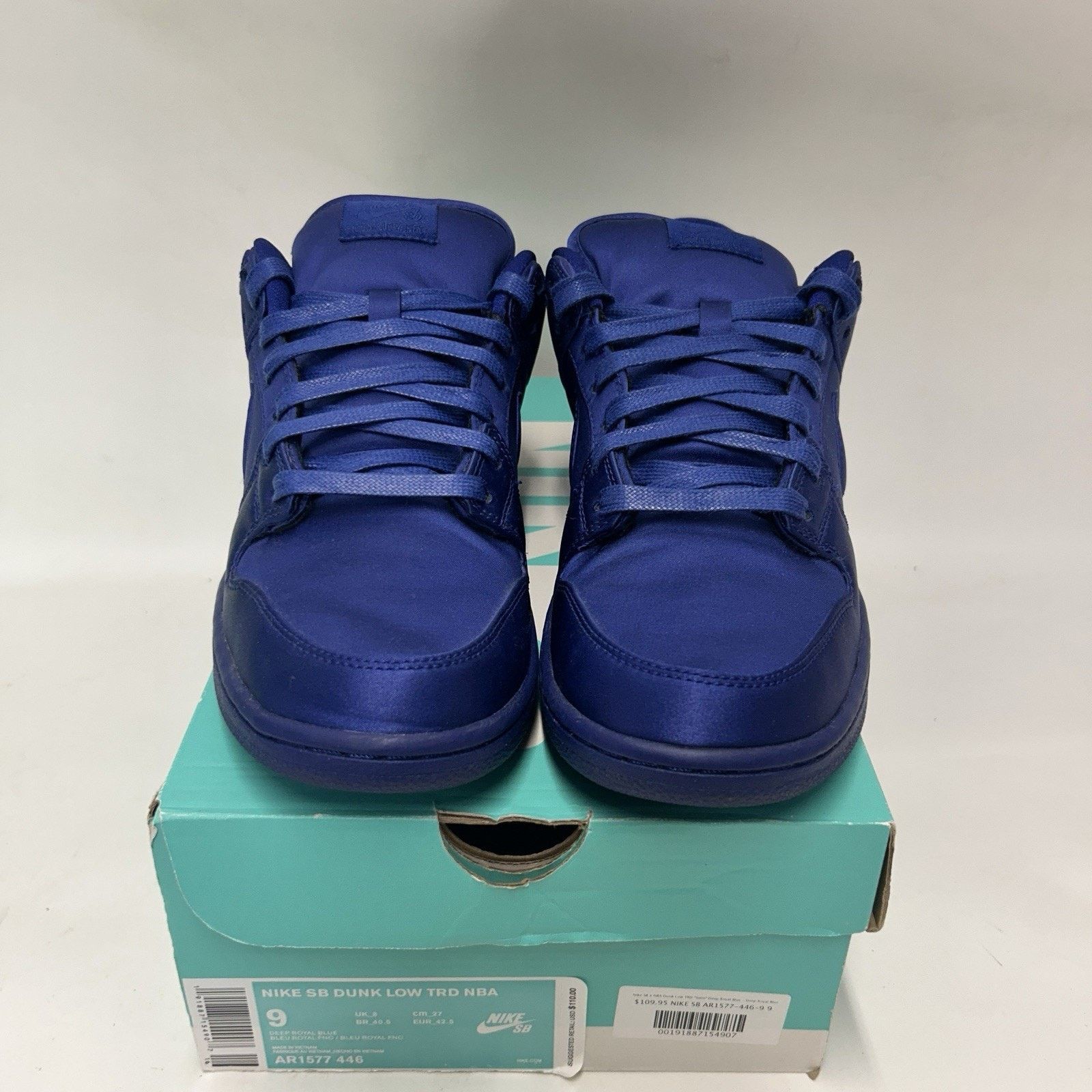 Nike Nike NBA x Dunk SB Low “Deep Royal Blue” AR1577-446 Size US 9 / EU 42 - 2 Thumbnail