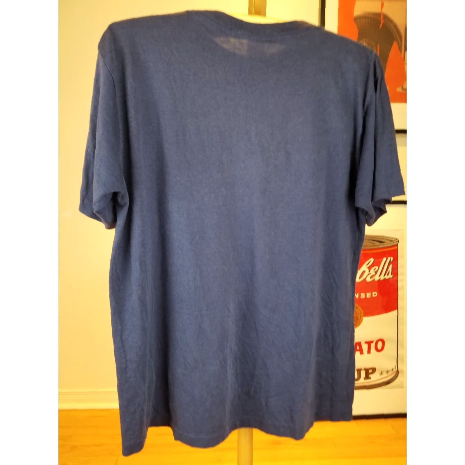 Vintage VINTAGE 80'S IRISH BLUE SINGLE STITCH 50/50 T-SHIRT SZ LARGE Men Shirt Blue 1990s USA Retro Theme United States Cotton Size US L / EU 52-54 / 3 - 7 Thumbnail