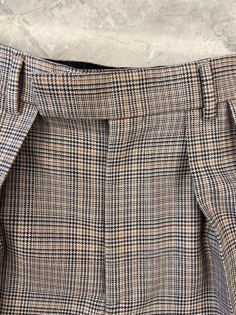 Celine CELINE Checked Wool Casual Pants Size US 36 / EU 52 - 3 Thumbnail