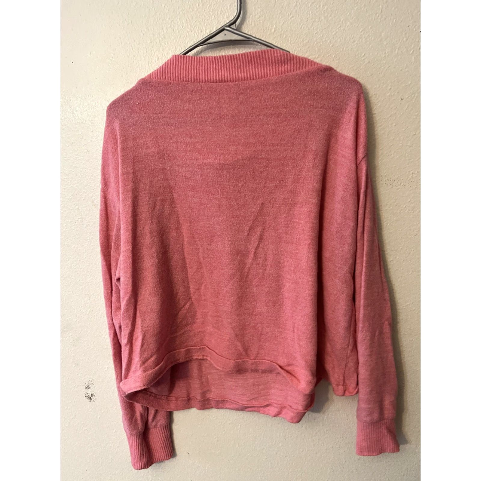 H&M H&M Women's Pink Boat Neck Long Sleeve Pullover Sweater Medium Size M / US 6-8 / IT 42-44 - 3 Thumbnail