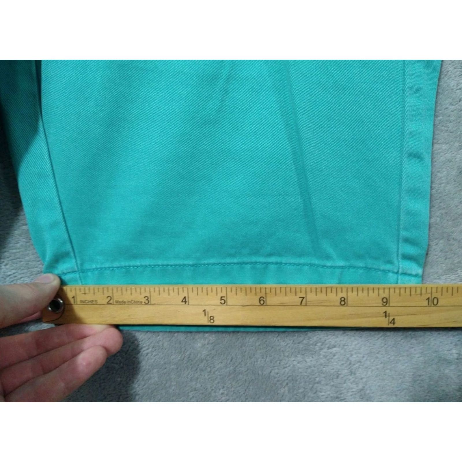 J.Crew J.CREW Shorts Mens 29 x 9 Mint Green Chino Flat Front Preppy Vintage: No No Size US 29 - 6 Thumbnail