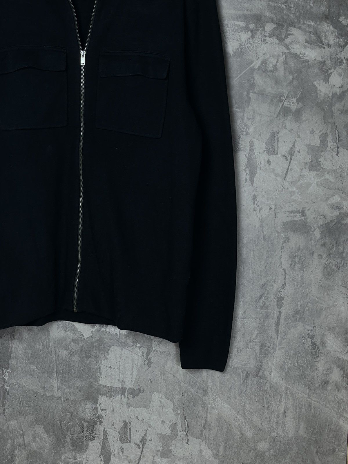 Nicole Farhi Nicole Farhi 100% Pure Mrino Knitted Zip Long Sleeve Polo Size US M / EU 48-50 / 2 - 6 Thumbnail