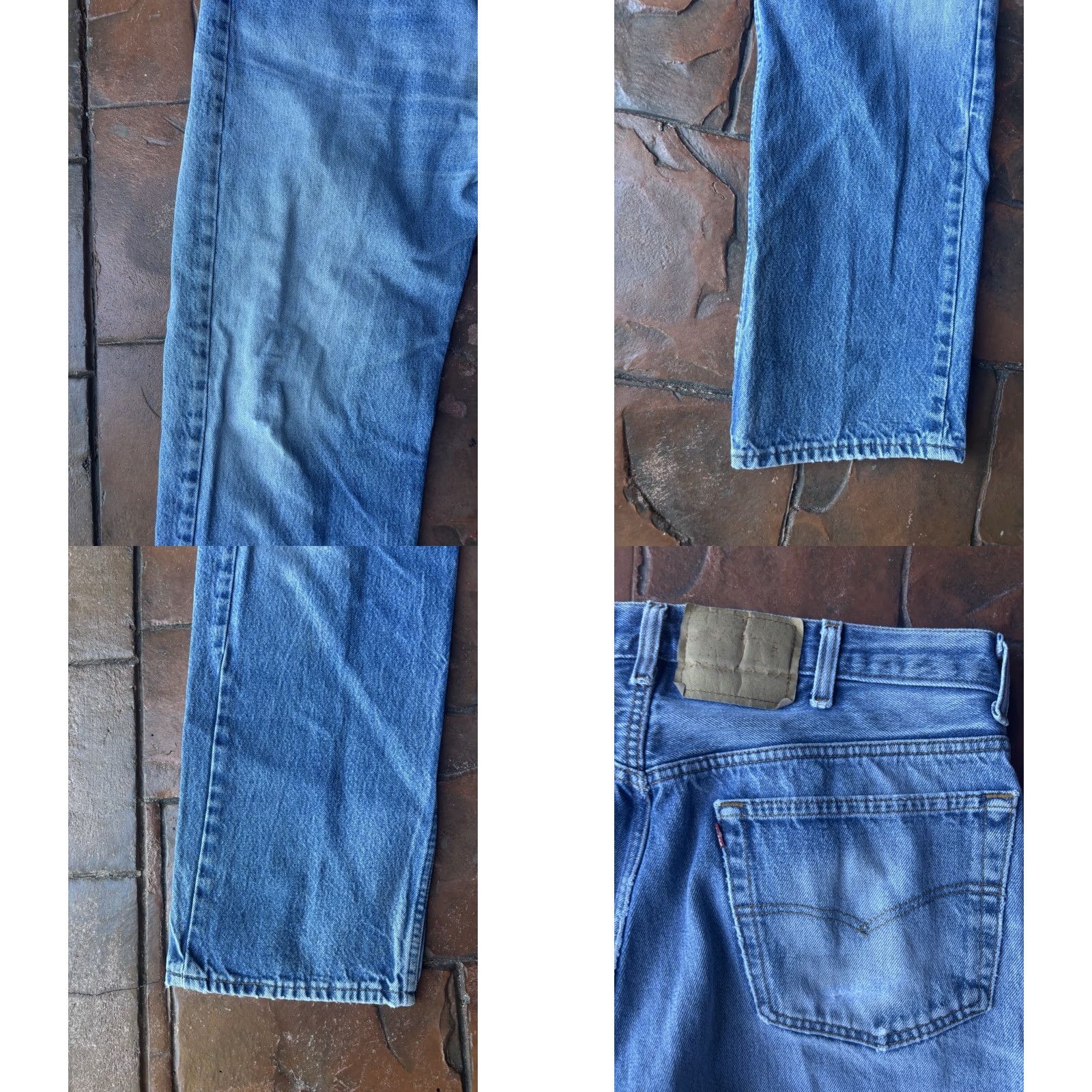 Levi's VINTAGE Levi's 501 Jeans Mens 38x30.5 Button Fly Denim Blue USA 90s Straight Regular Pockets Size US 38 / EU 54 - 8 Thumbnail