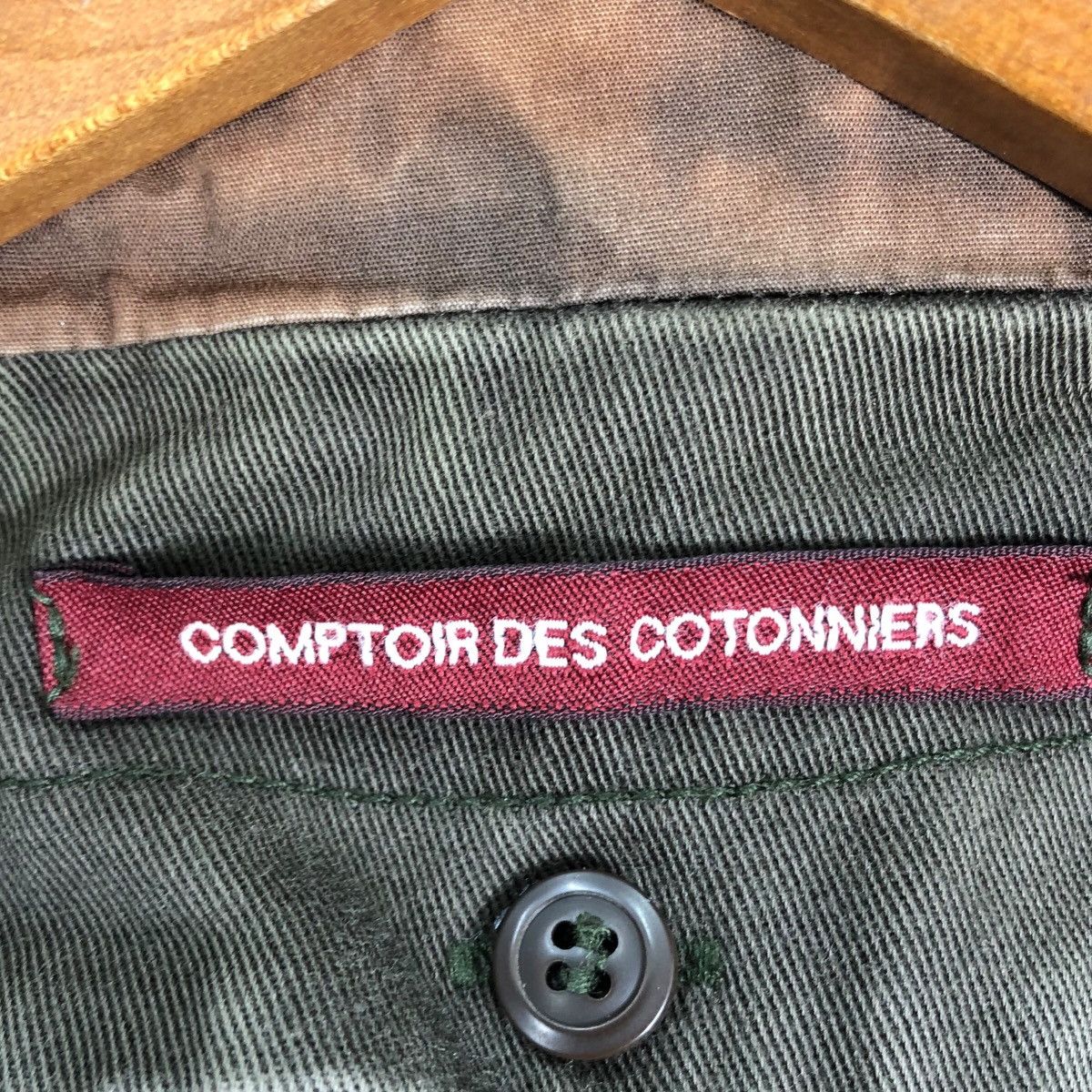 Designer Vintage Faded Wax DESIGNER Comptoir Des Cottonniers Jacket Size US M / EU 48-50 / 2 - 9 Thumbnail