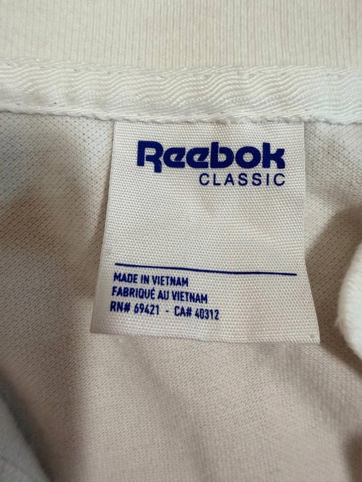 Reebok Reebok Classic Vector Logo Polo Shirt – White – Medium Size US M / EU 48-50 / 2 - 3 Thumbnail