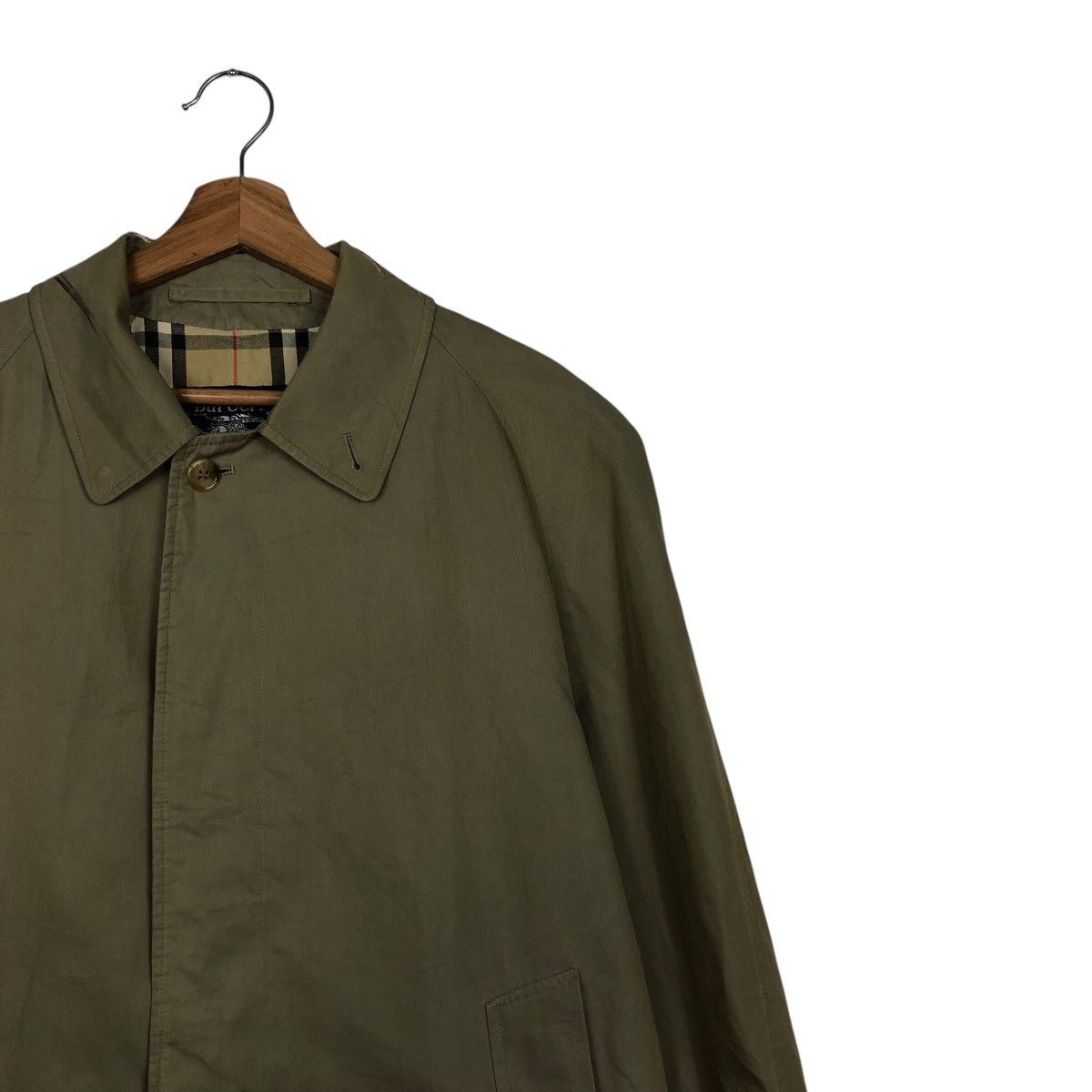 Burberry 📌Vintage Trench Coat Burberrys Made in England Nova Check Size US M / EU 48-50 / 2 - 7 Thumbnail