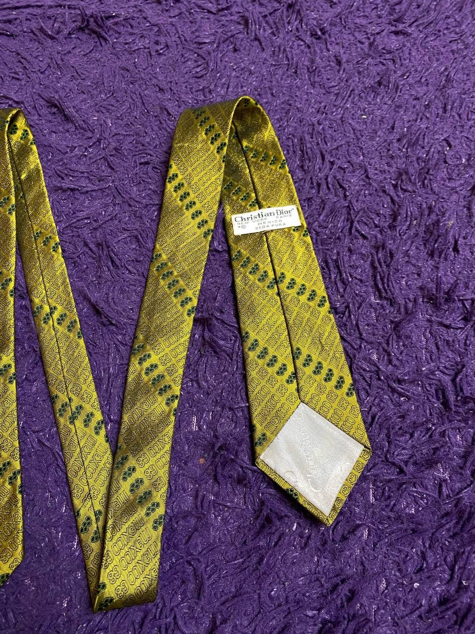 Christian Dior Monsieur Vintage Christian Dior Silk Tie, Size ONE SIZE - 5 Thumbnail