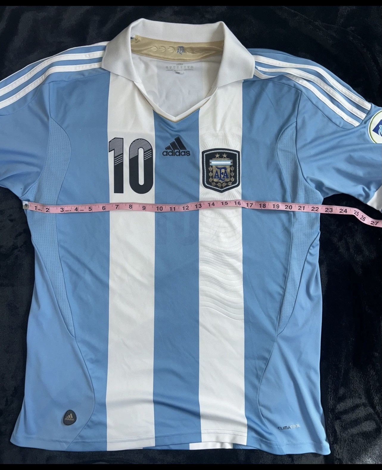 Adidas Messi Argentina Home Jersey 2011/2012 Official XL-misprint Size US XL / EU 56 / 4 - 7 Thumbnail