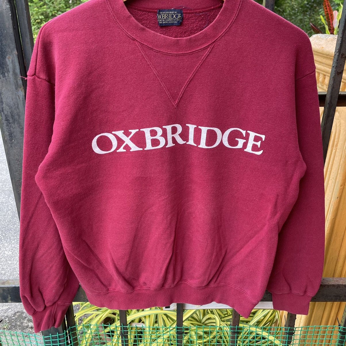 Vintage 🔥Vintage Oxbridge Big Spellout Sweatshirts Size US M / EU 48-50 / 2 - 5 Thumbnail