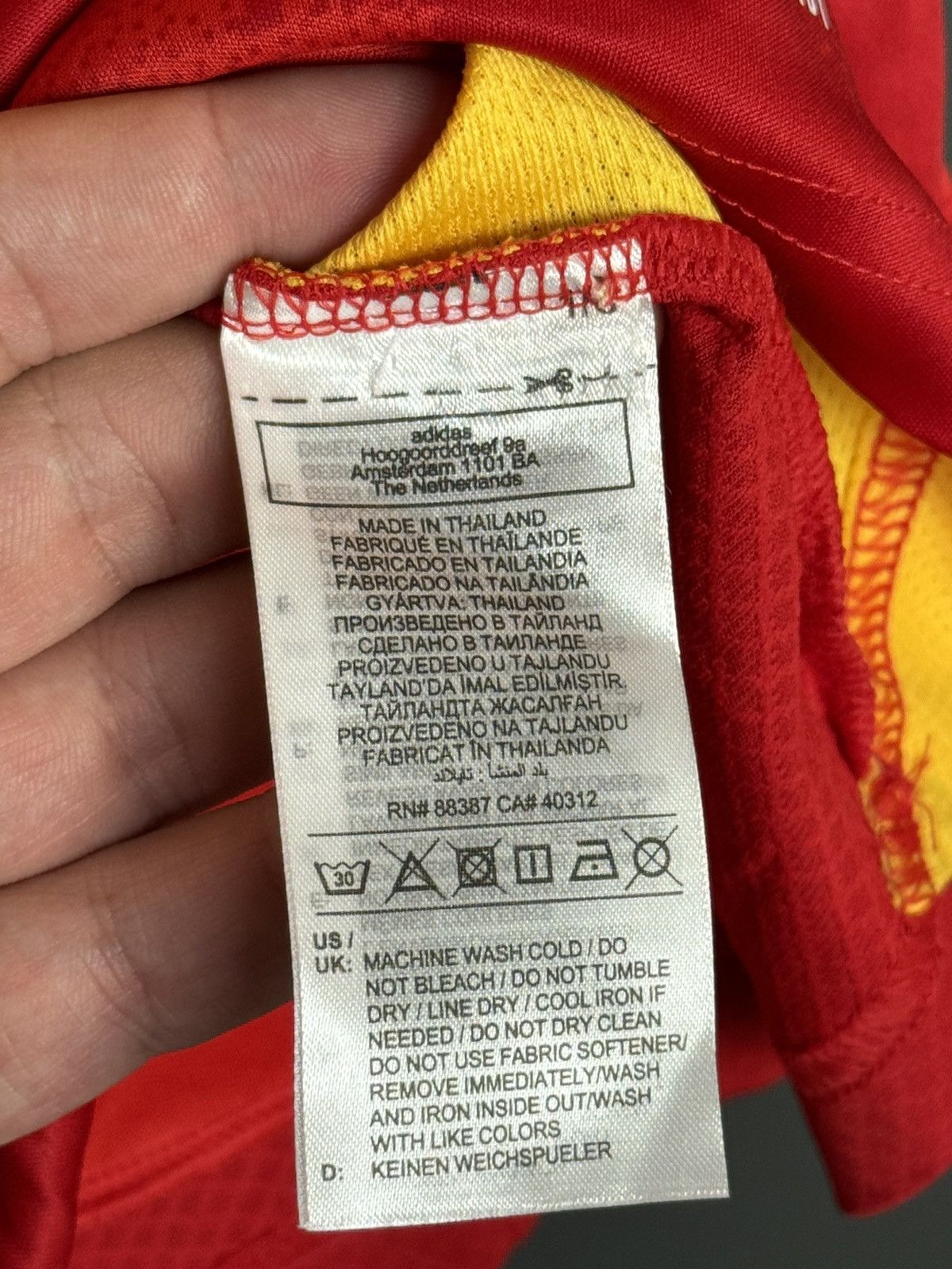 Adidas KIDS New Spain 24/25 Home Rodri Football Jersey T-Shirt Size US XS / EU 42 / 0 - 10 Thumbnail