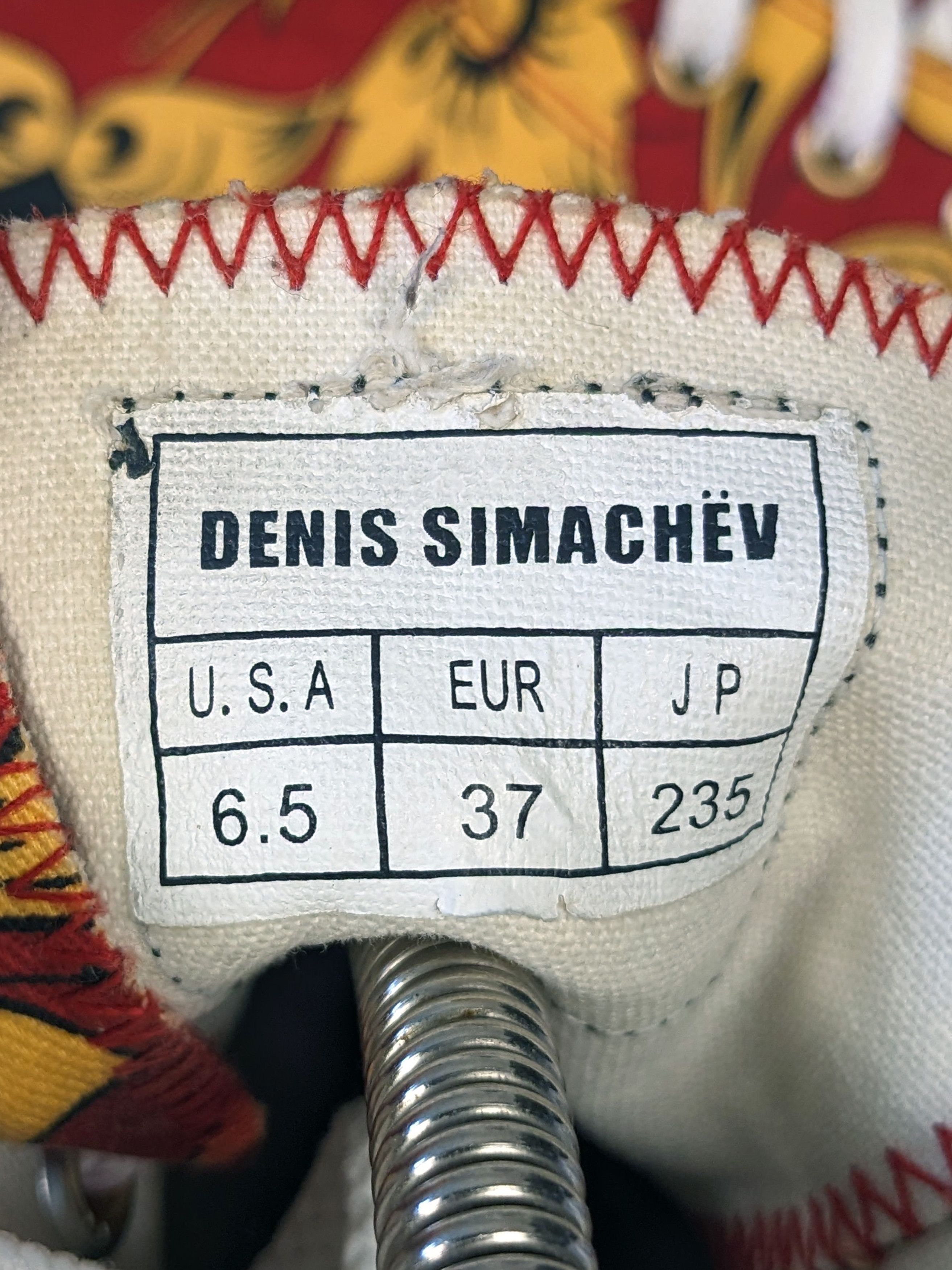 Denis Simachev Vintage Denis Simachev Designer High Top Sneakers Size US 6.5 / IT 36.5 - 8 Thumbnail