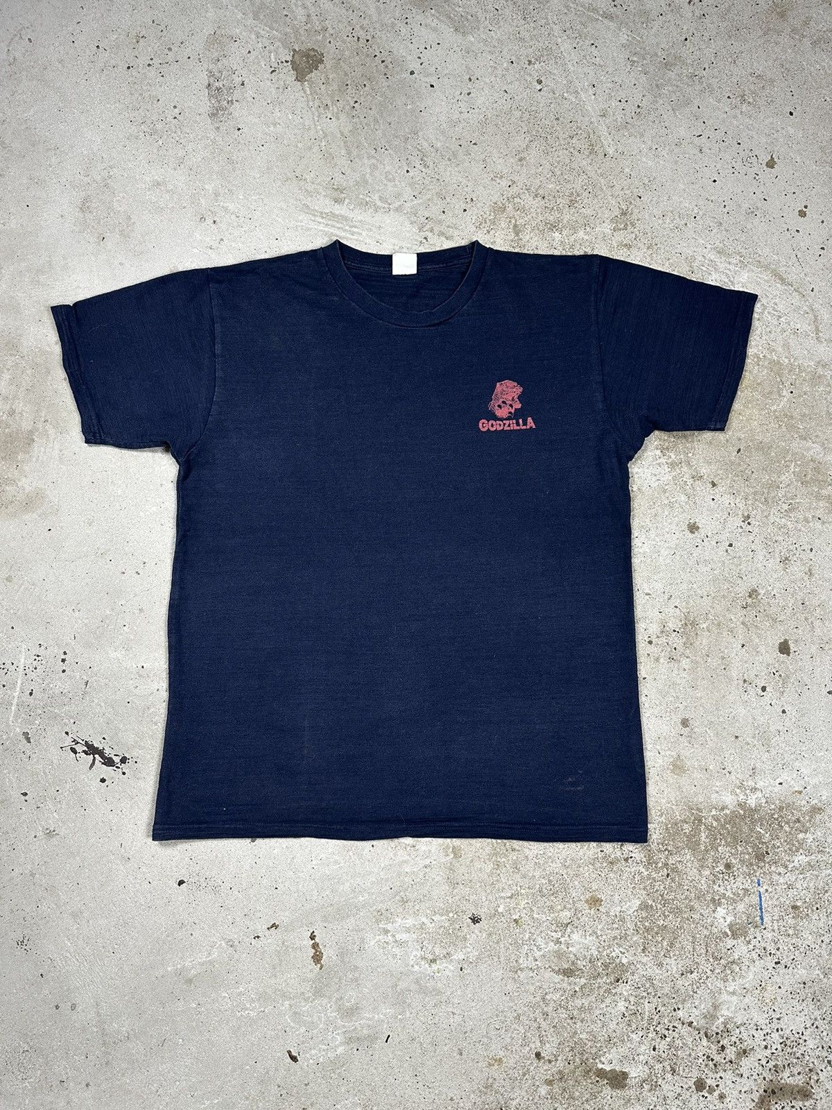 Japanese Brand × Vintage Vintage Y2K Godzilla Toho Co Navy T Shirt Tee Size US XL / EU 56 / 4 - 2 Thumbnail
