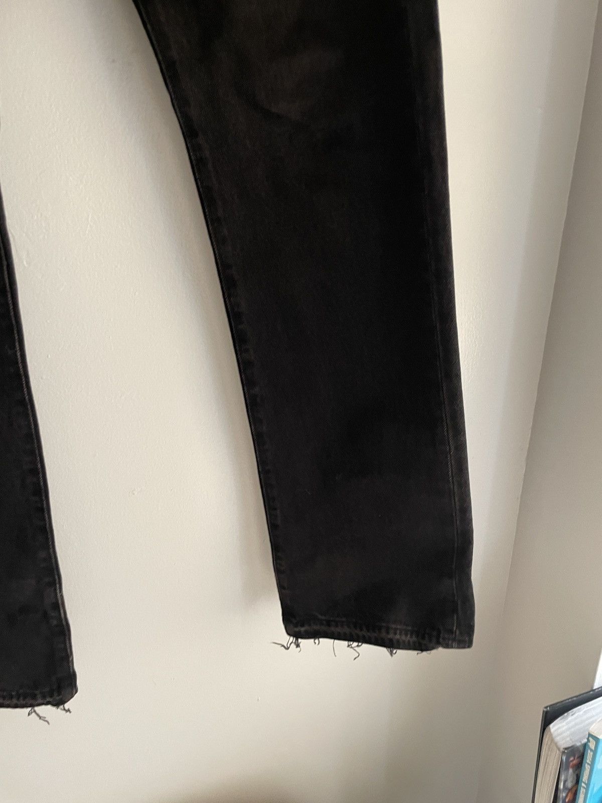 Levi's Levi 517 Black Slim Mid Rise Flared Denim Size US 31 - 4 Thumbnail