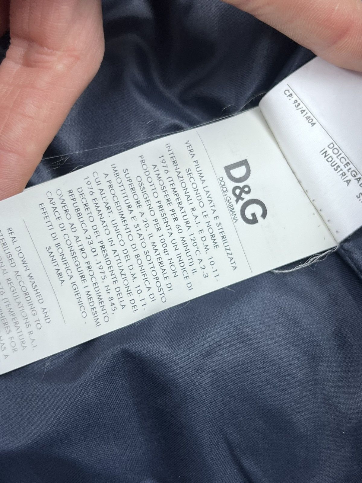 Dolce & Gabbana Dolce & Gabbana DG Shine Blue Puffer Jacket Size US S / EU 44-46 / 1 - 13 Thumbnail