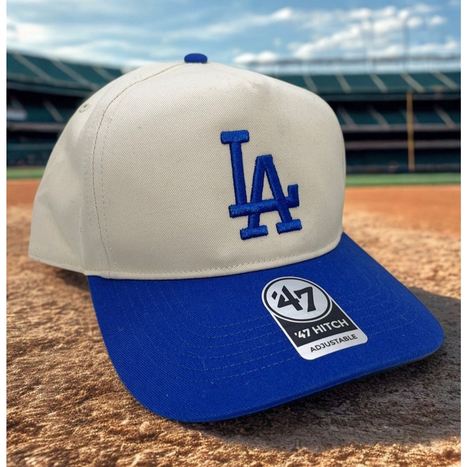47 Los Angeles Dodgers 47 Brand Hitch Two Tone Snapback Hat NWT Size ONE SIZE - 3 Thumbnail