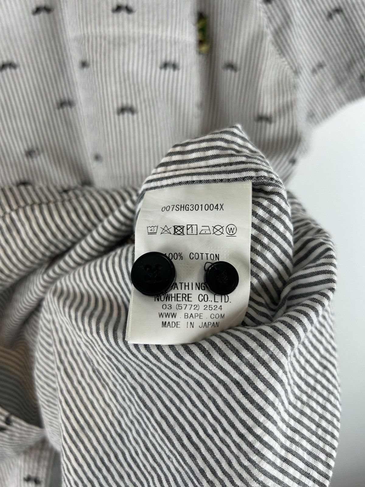 Bape Bape Open Collar Shirt Size US L / EU 52-54 / 3 - 6 Thumbnail