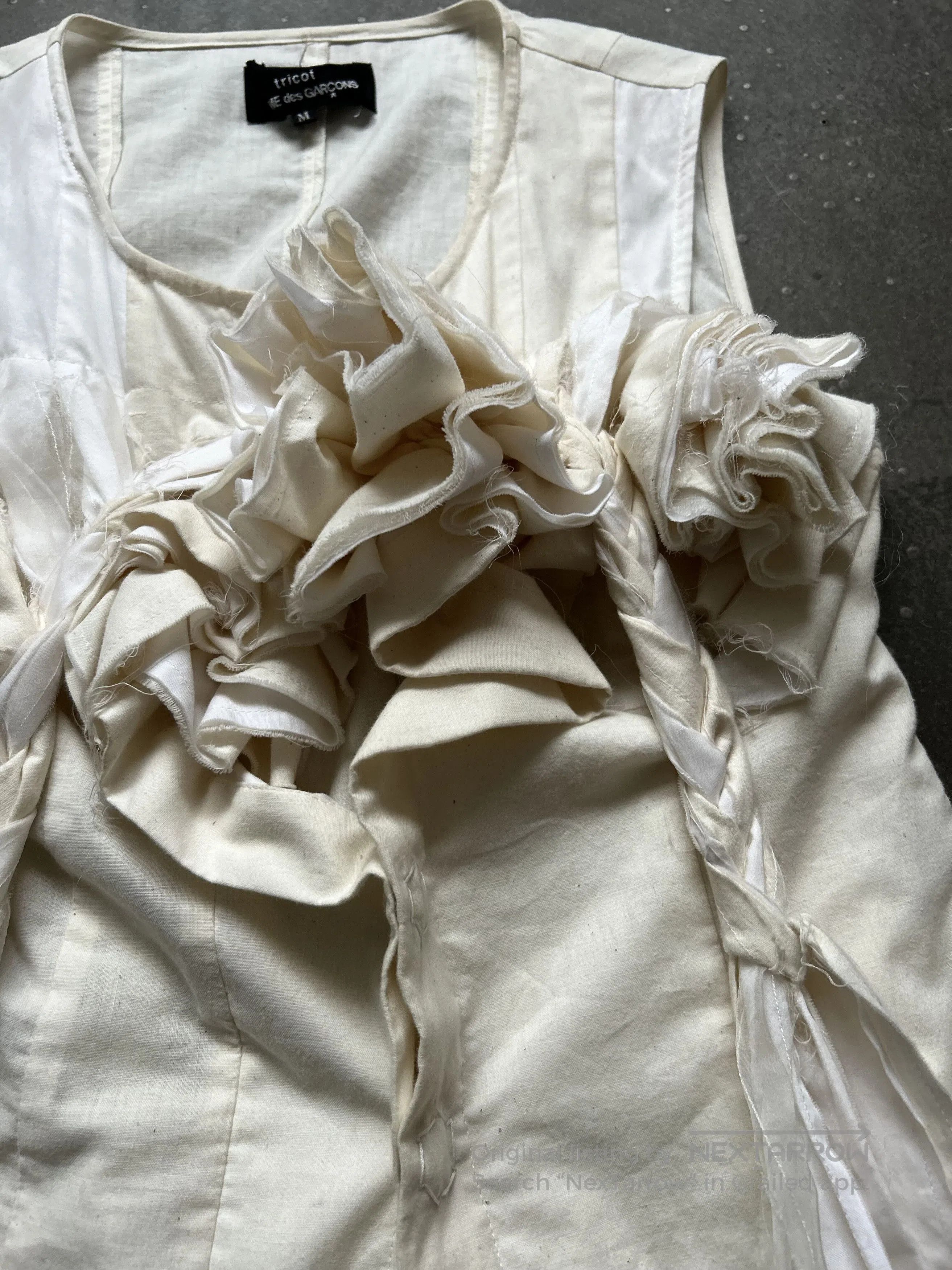 Comme des Garcons comme des garçons floral frill vest. Size S / US 4 / IT 40 - 2 Thumbnail