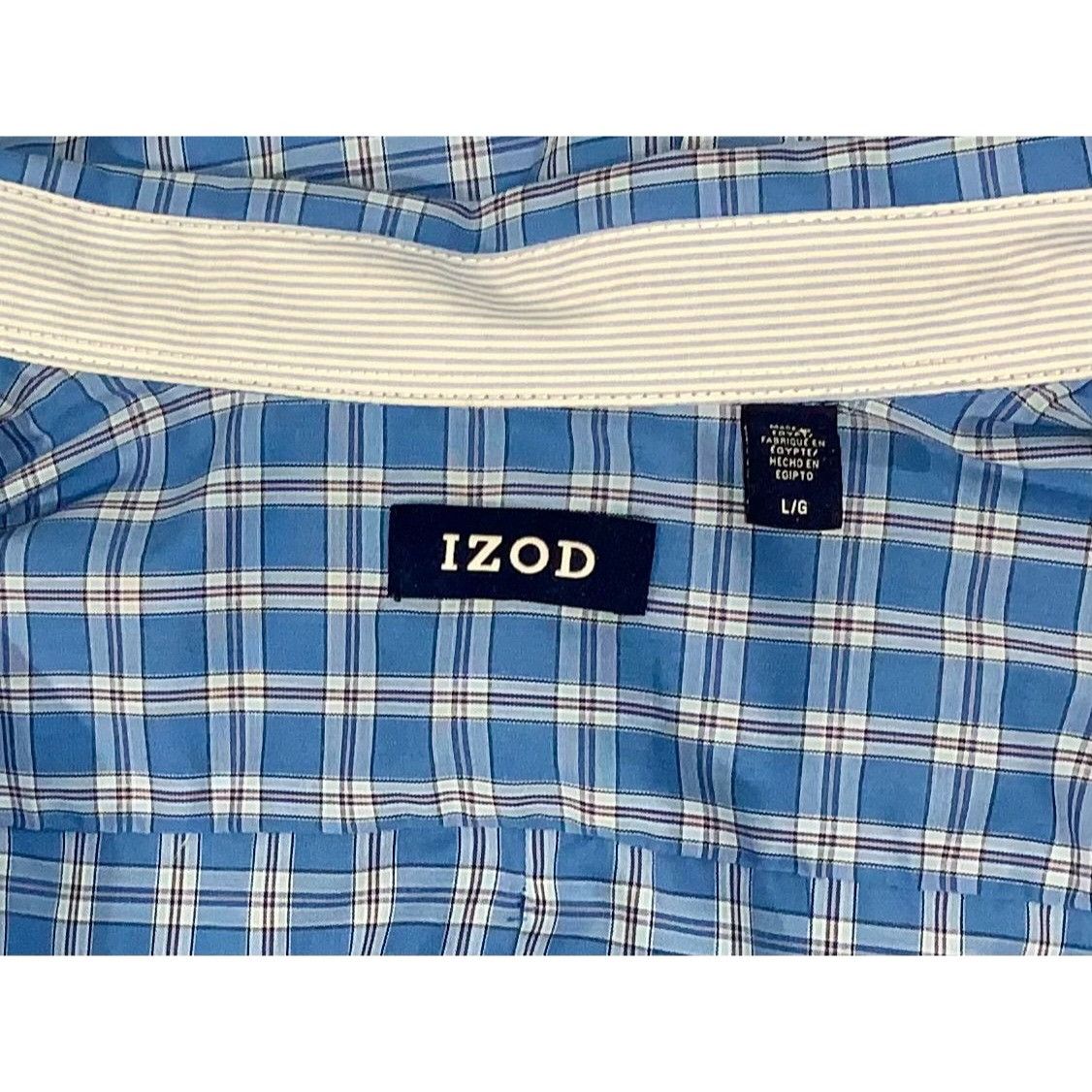 Izod Izod Mens Plaid Button Down Long Sleeve Shirt Large Size US L / EU 52-54 / 3 - 4 Thumbnail