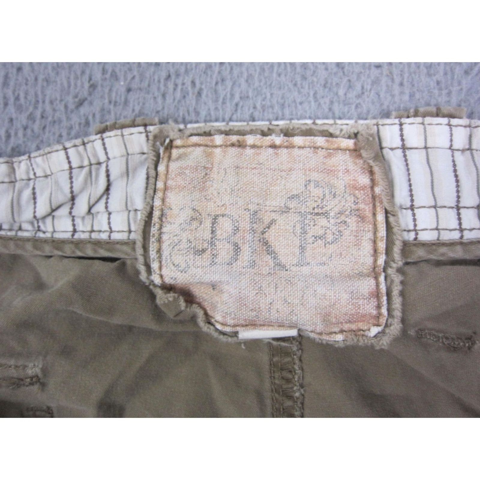 Vintage Buckle Buckle Shorts Mens 33 Brown Khaki Acapulco Cargo 25" Outdoor Hiking Canvas 5-Pocket Pockets Cargo Size US 33 - 4 Thumbnail