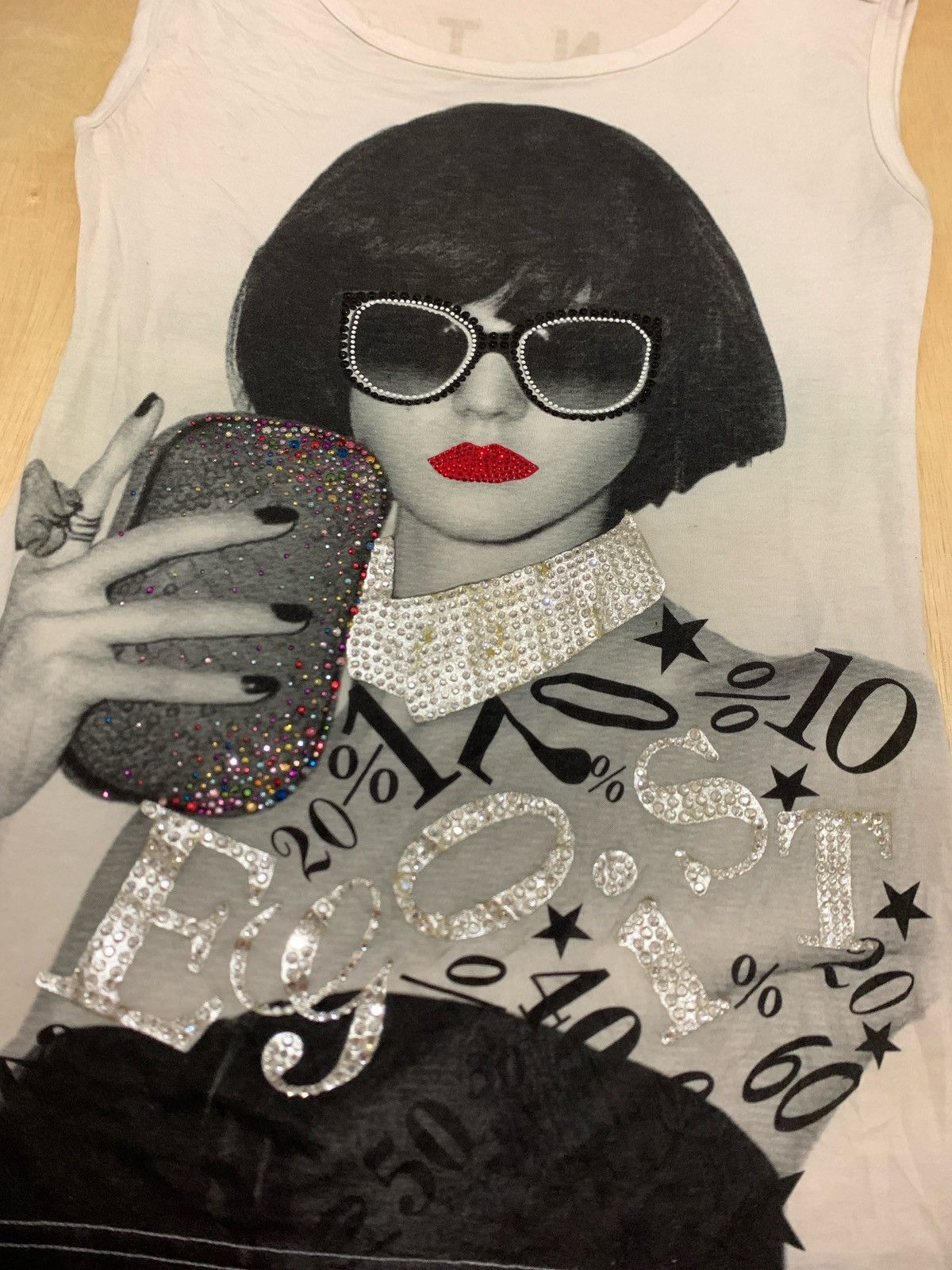 20471120 × Hysteric Glamour × Japanese Brand Y2k Egoist Woman Tshirt Size ONE SIZE - 3 Thumbnail