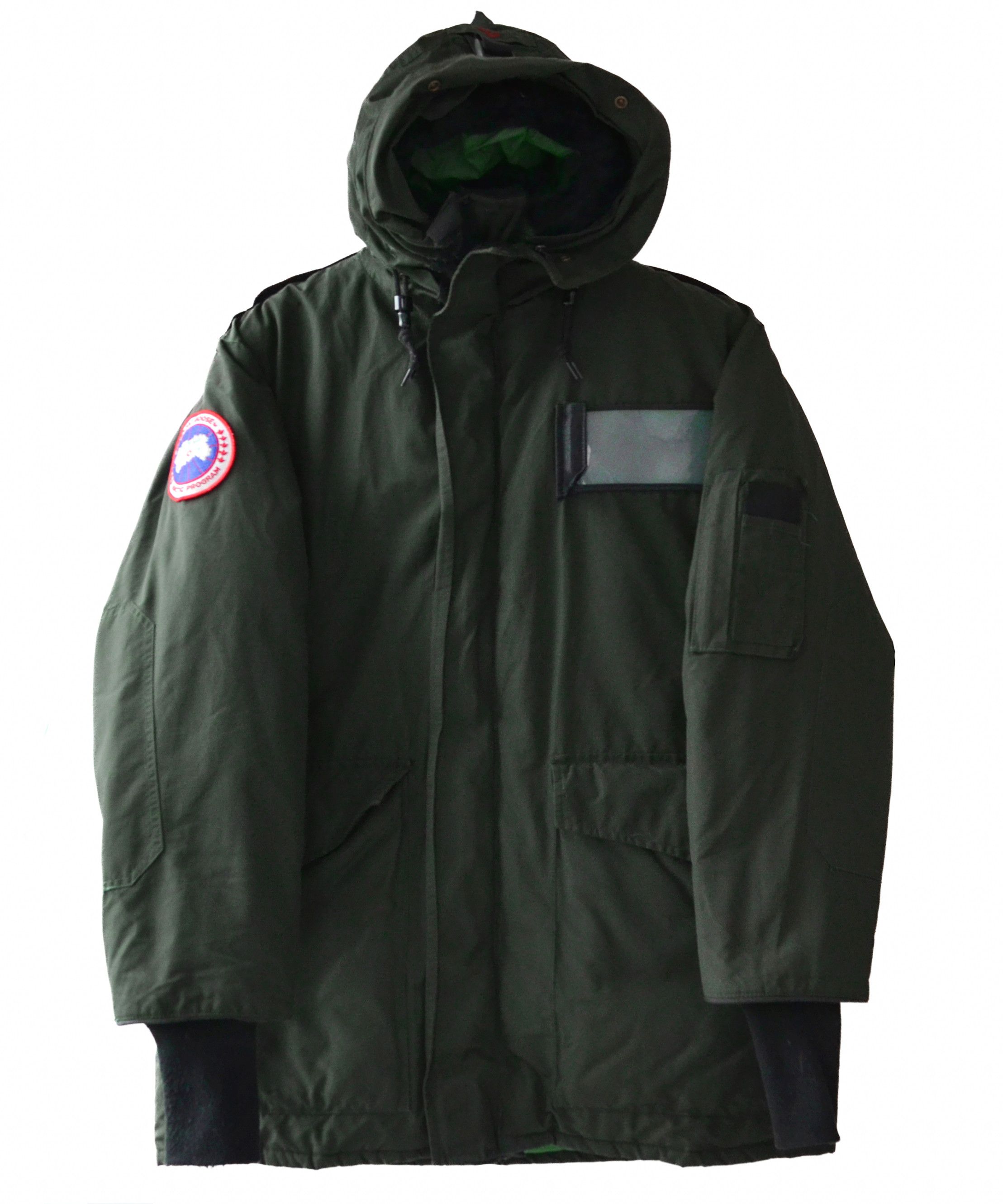 Canada Goose CANADA GOOSE Jacket Down Heli Parka Zip Green Vintage 80s Size US L / EU 52-54 / 3 - 1 Thumbnail
