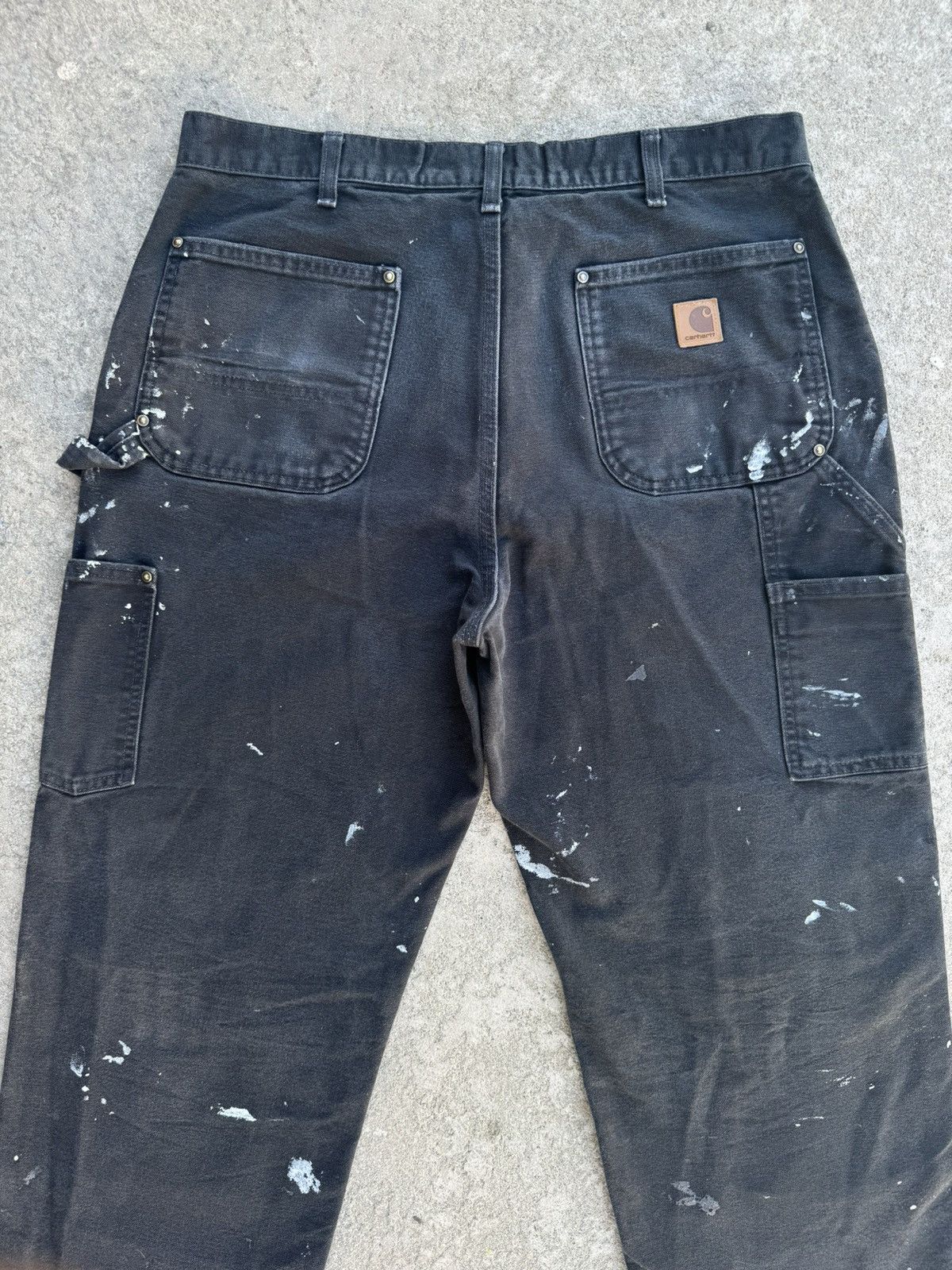 Carhartt × Vintage Vintage Carhartt B136 Black Double Knee Size US 36 / EU 52 - 3 Thumbnail