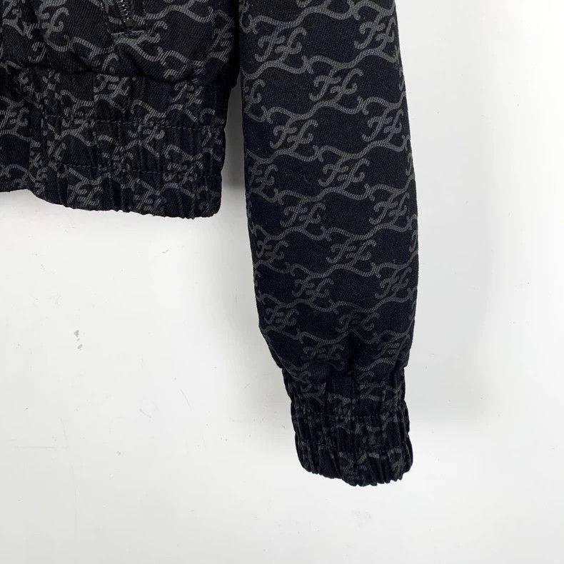 Fendi Fendi Black Logo ZipUp Jacket Size US S / EU 44-46 / 1 - 4 Thumbnail