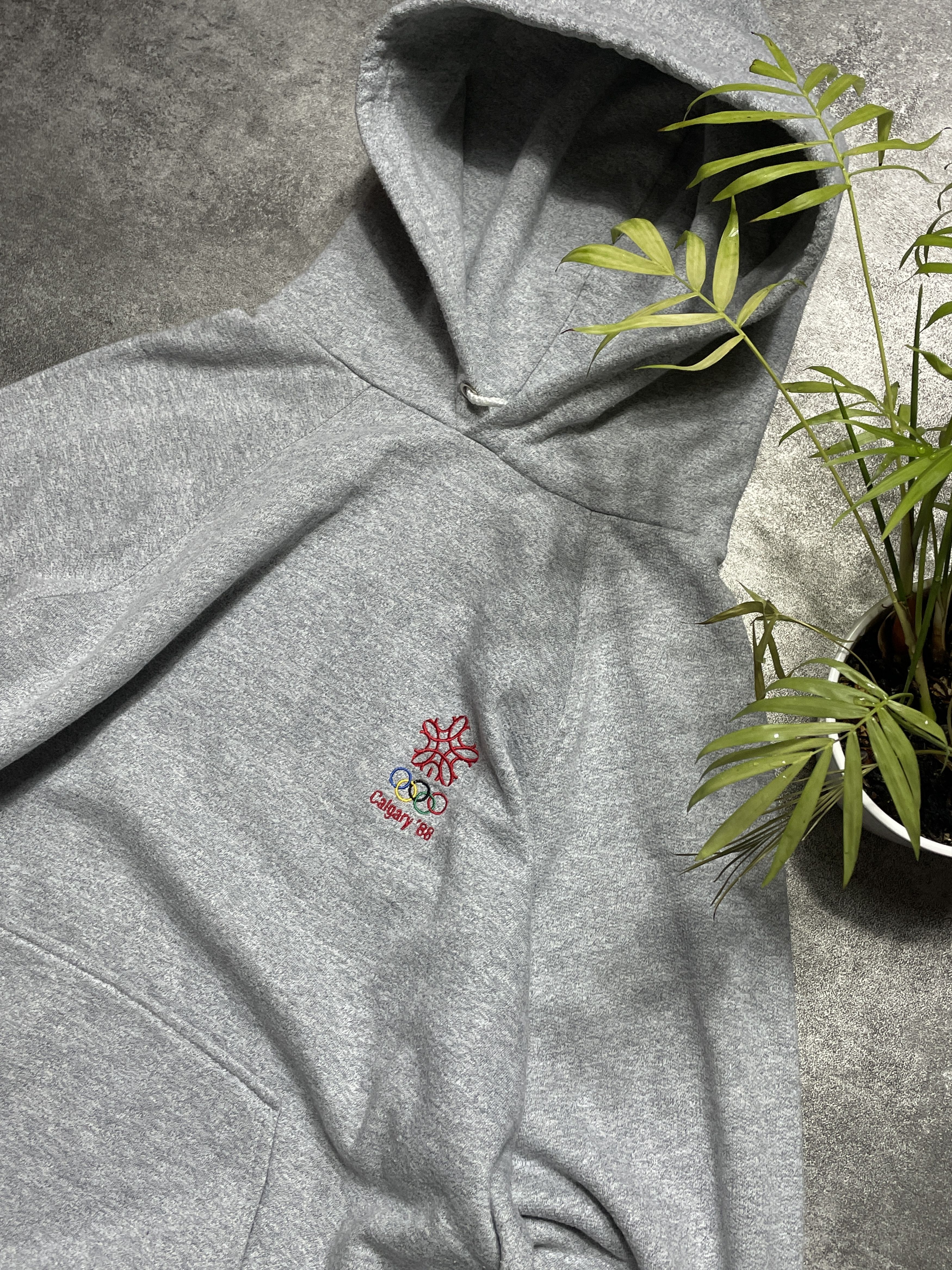 USA Olympics ❗️RARE❗️1988 Vintage Calgary Olympics Canada Hoodie Boxy 80s Size US S / EU 44-46 / 1 - 2 Thumbnail