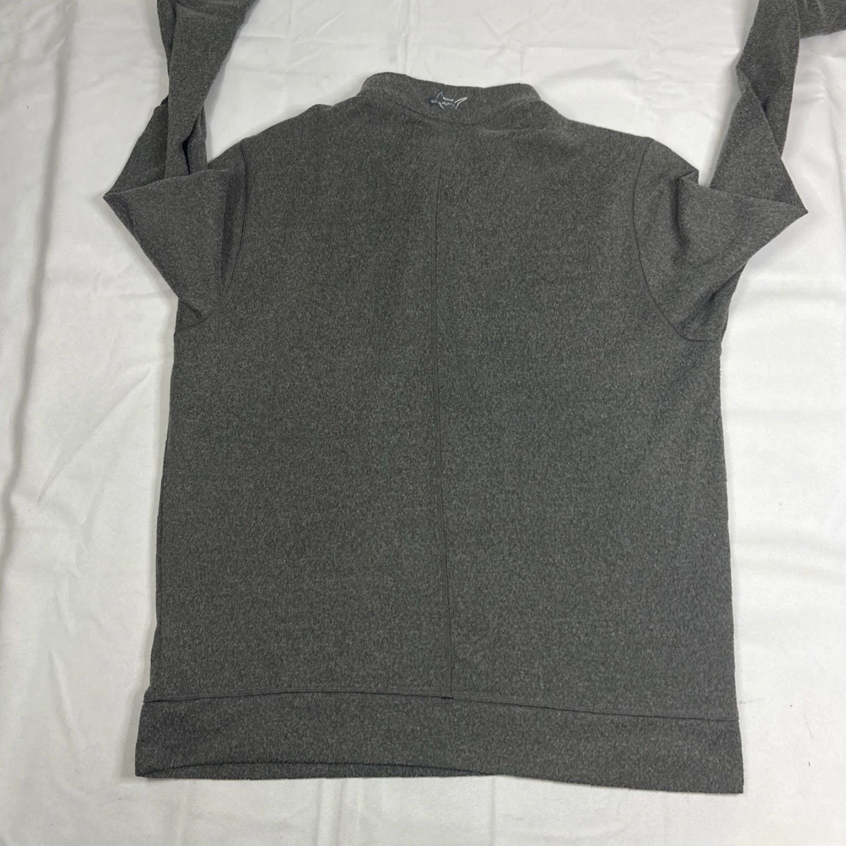 Vintage Greg Norman Sweatshirt Mens L Large Gray Half Zip Mock Neck Golf Cover Up Size US L / EU 52-54 / 3 - 5 Thumbnail