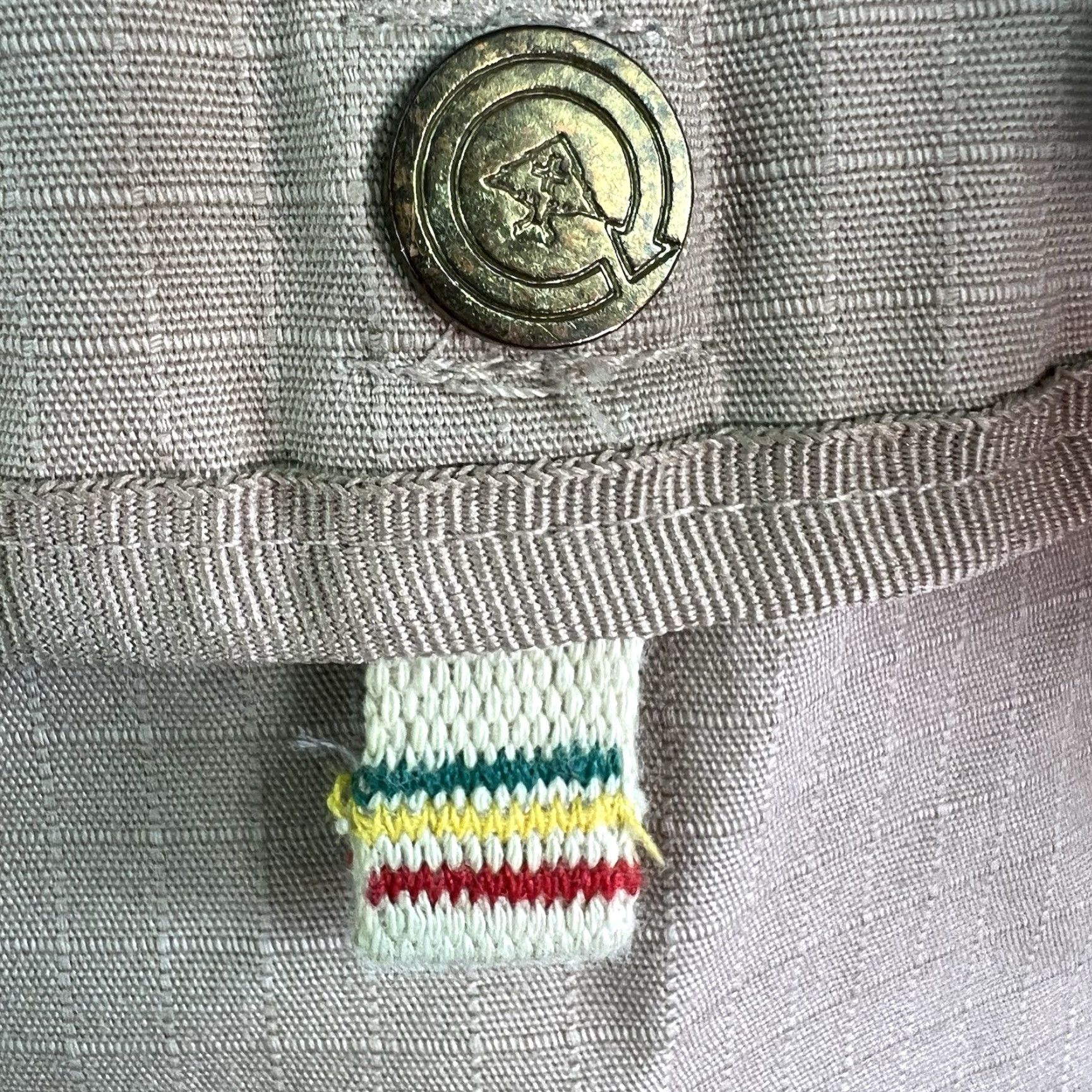 Vintage LRG Button-Up Shirt Mens M Tan Short Sleeve - Rope-A-Dope Rip-Stop, Graphic Angel Print, Casual Workwear, Breathable Cotton, Lightweight Size US M / EU 48-50 / 2 - 4 Thumbnail