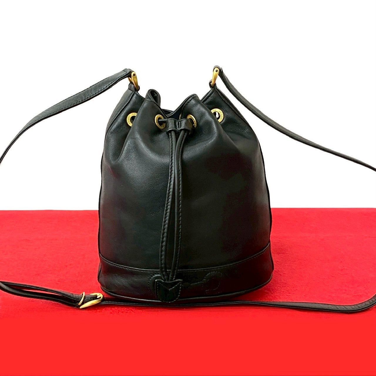 Gucci Shoulder Bag Black Leather