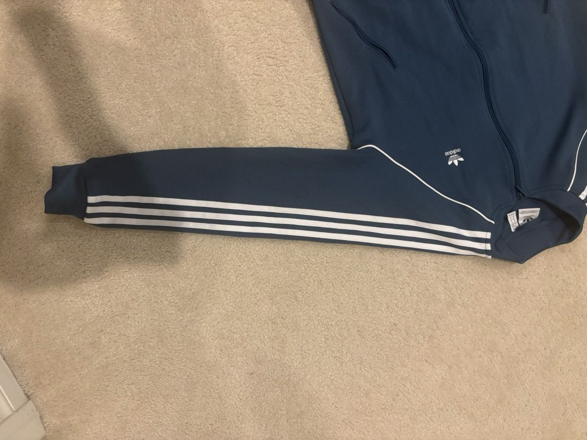 Adidas Navy and White Adidas Tracksuit Jacket Size US M / EU 48-50 / 2 - 3 Thumbnail