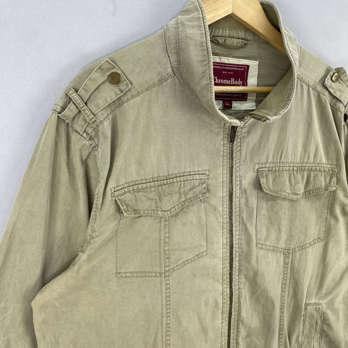 Japanese Brand Vintage Y2K Chrome Body Zipper Jacket Size US L / EU 52-54 / 3 - 2 Thumbnail