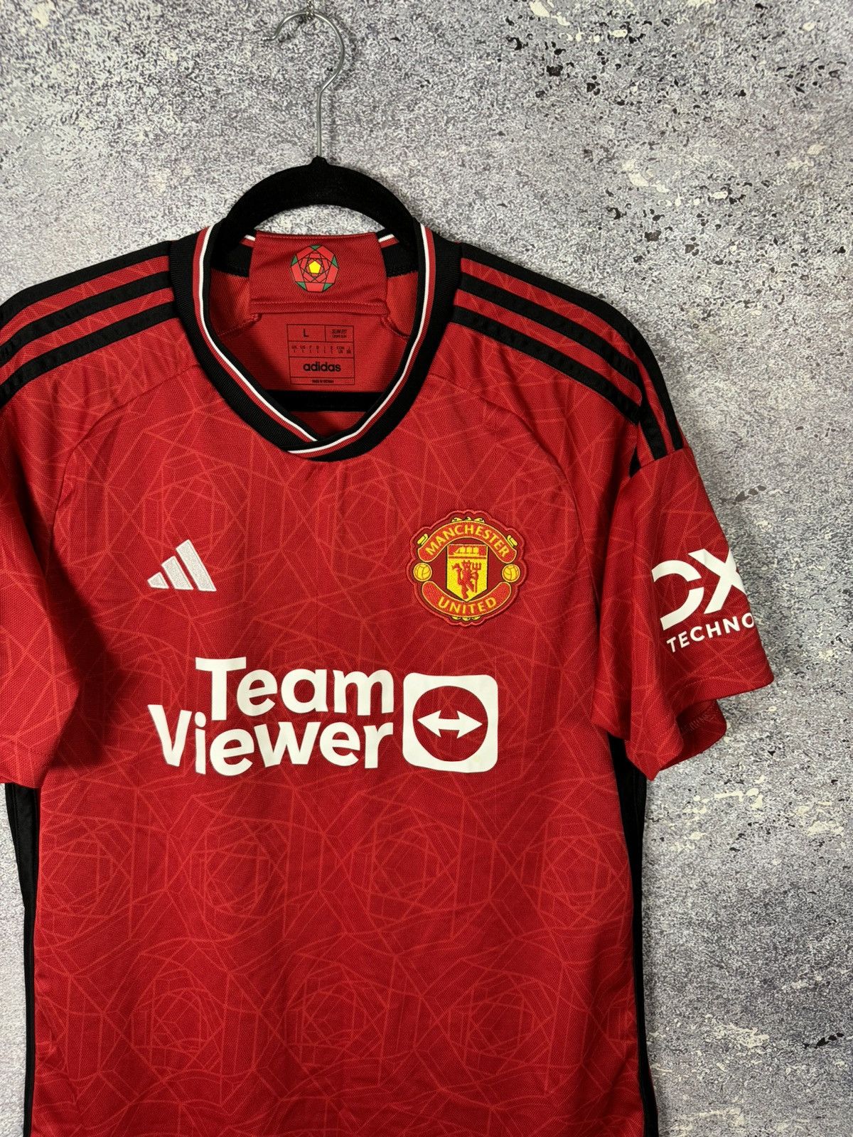 Adidas × Vintage Vintage Manchester United 2023/24 Adidas Soccer Jersey Large Size US L / EU 52-54 / 3 - 2 Thumbnail