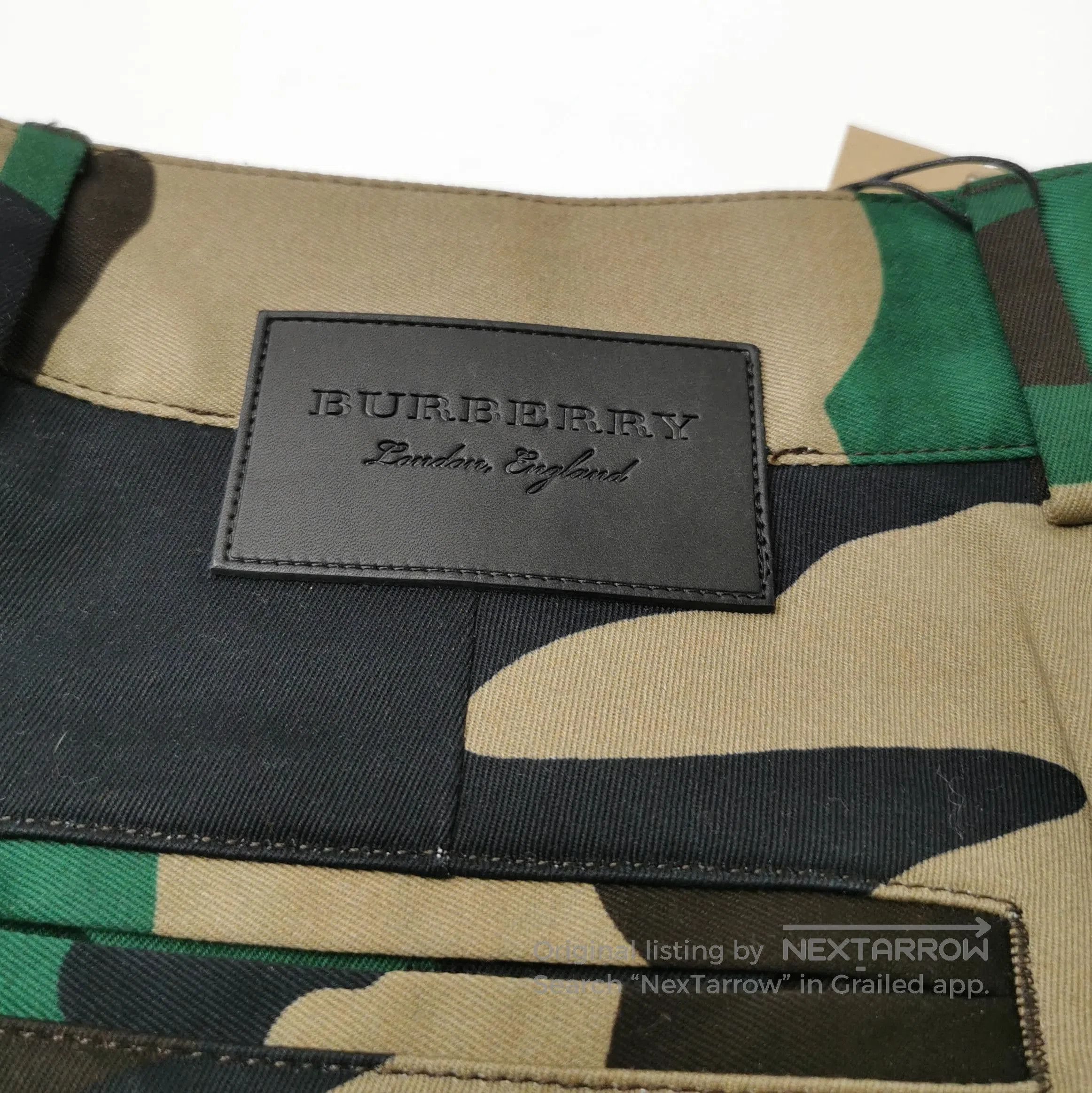 Burberry Burberry Camouflage Cotton Pants Size 42 . Size US 42 / EU 58 - 3 Thumbnail