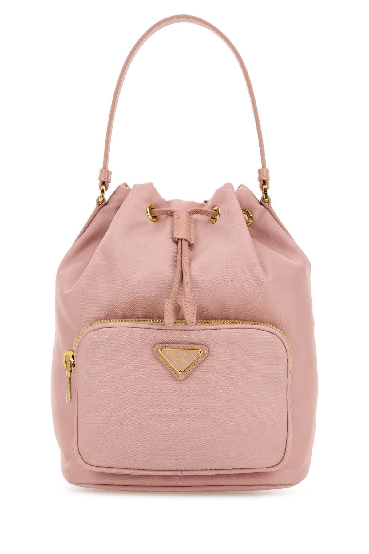 Prada Pink Re-Nylon Duet Bucket Bag Size ONE SIZE - 1 Thumbnail