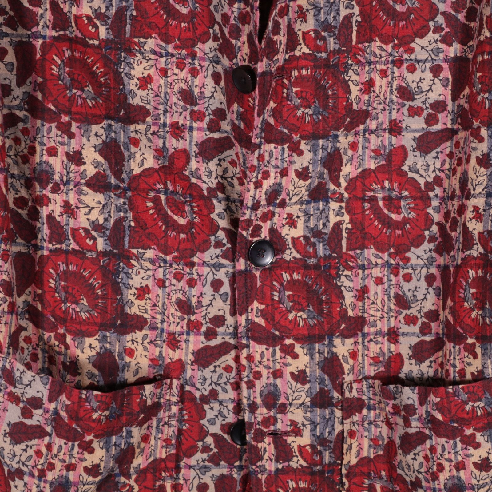 South2 West8 South2 West8 Dye Print Blazer Jacket Size Small Size 36R - 3 Thumbnail