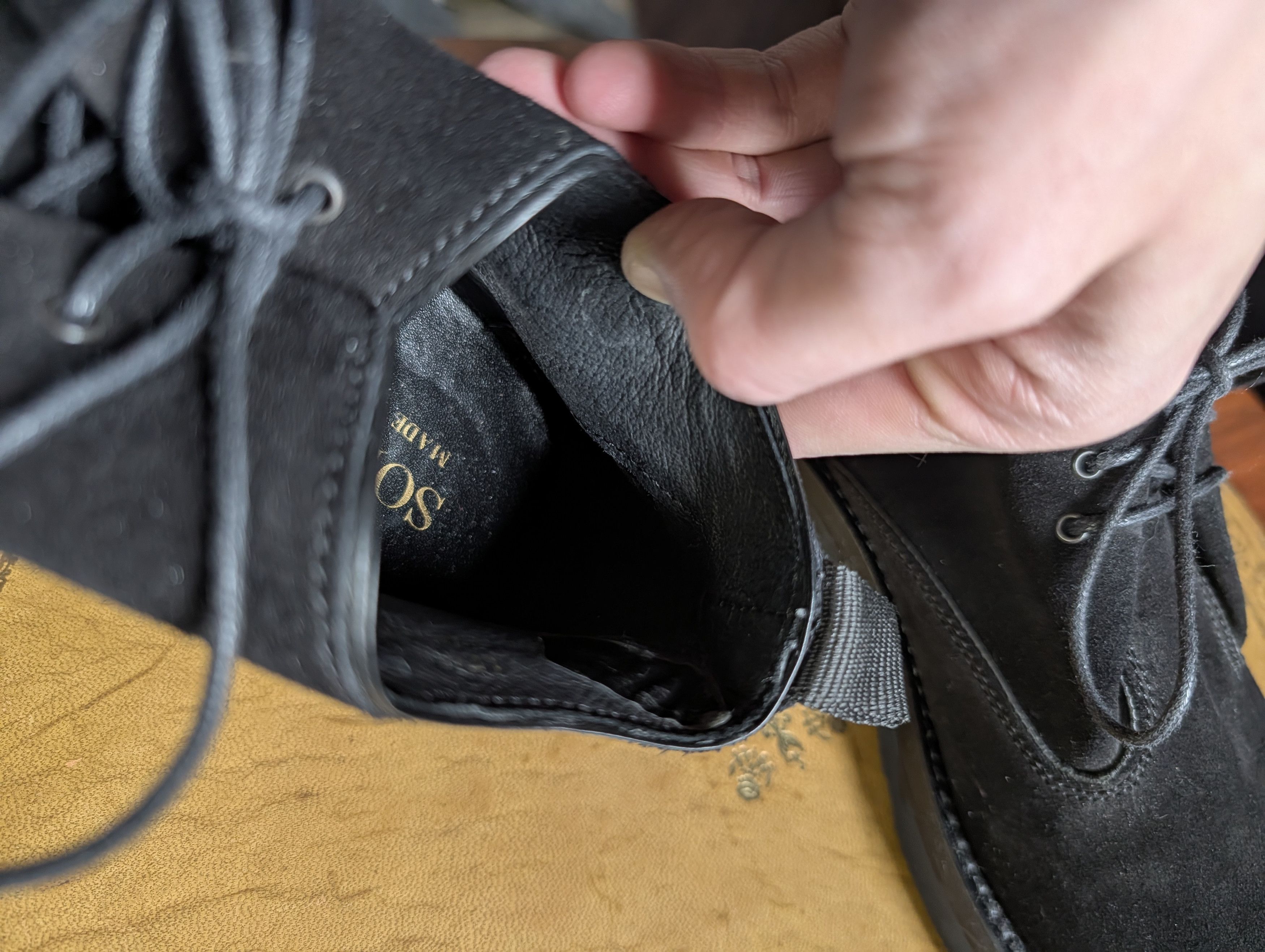 Italia Independent SOLDINI Black Suede Folding Top Chukka / Derby / Creeper Size US 8 / EU 41 - 14 Thumbnail
