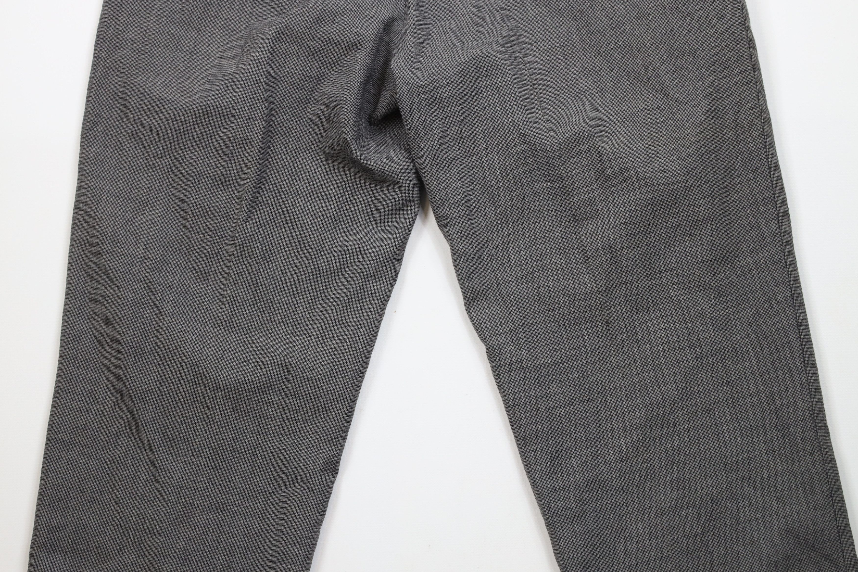 Vintage Vintage 90s Streetwear Wool Houndstooth Wide Leg Chino Pants Size US 39 - 10 Thumbnail
